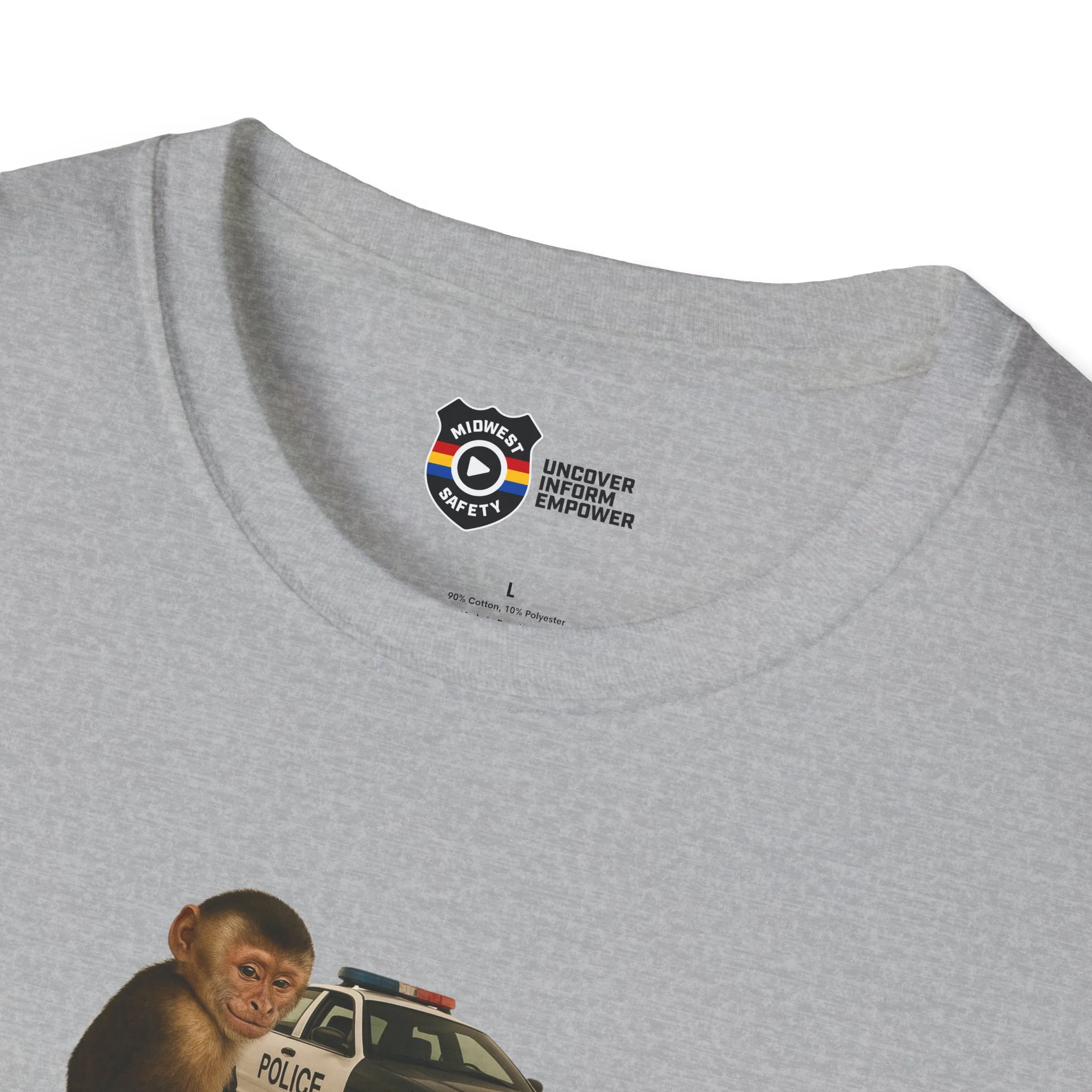 Went Bananas Unisex Softstyle Police Silly T-Shirt - Fun & Quirky Graphic Tee - Image 18