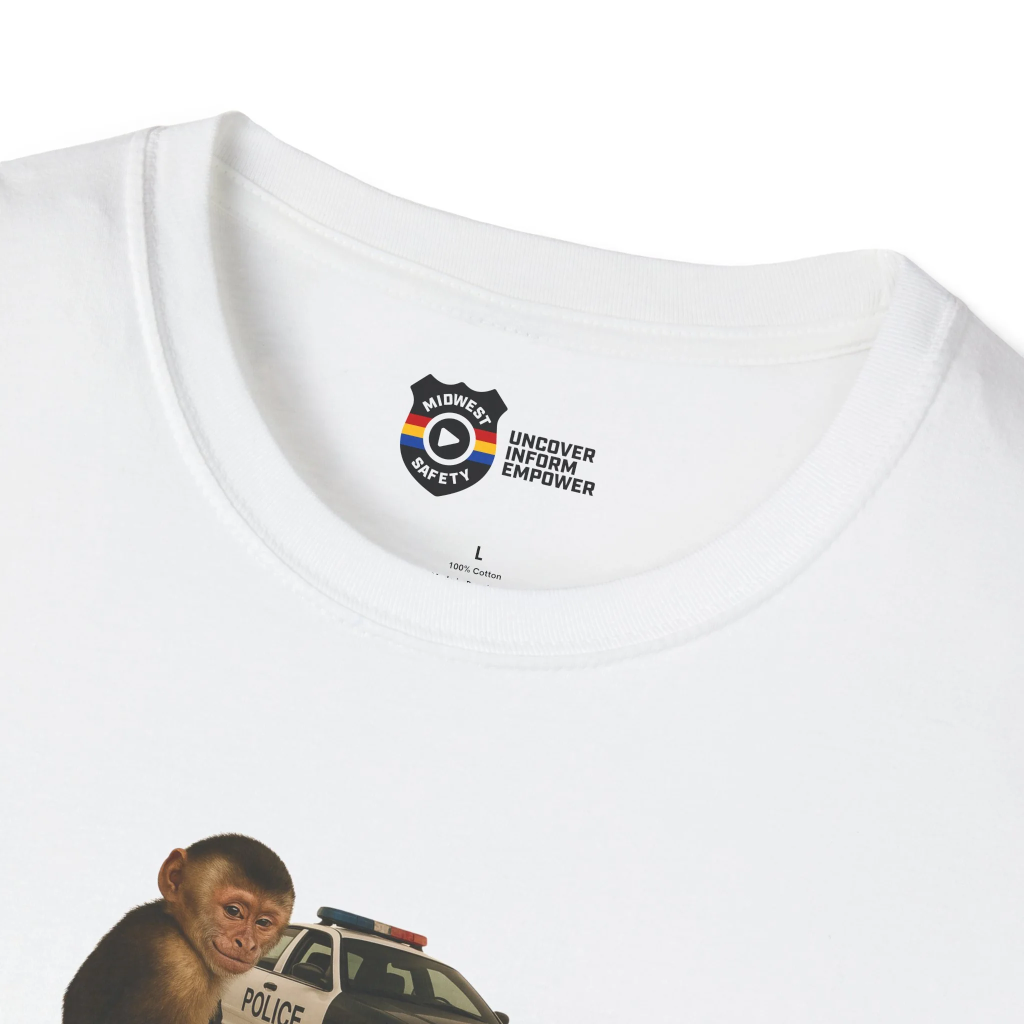 Went Bananas Unisex Softstyle Police Silly T-Shirt - Fun & Quirky Graphic Tee - Image 26