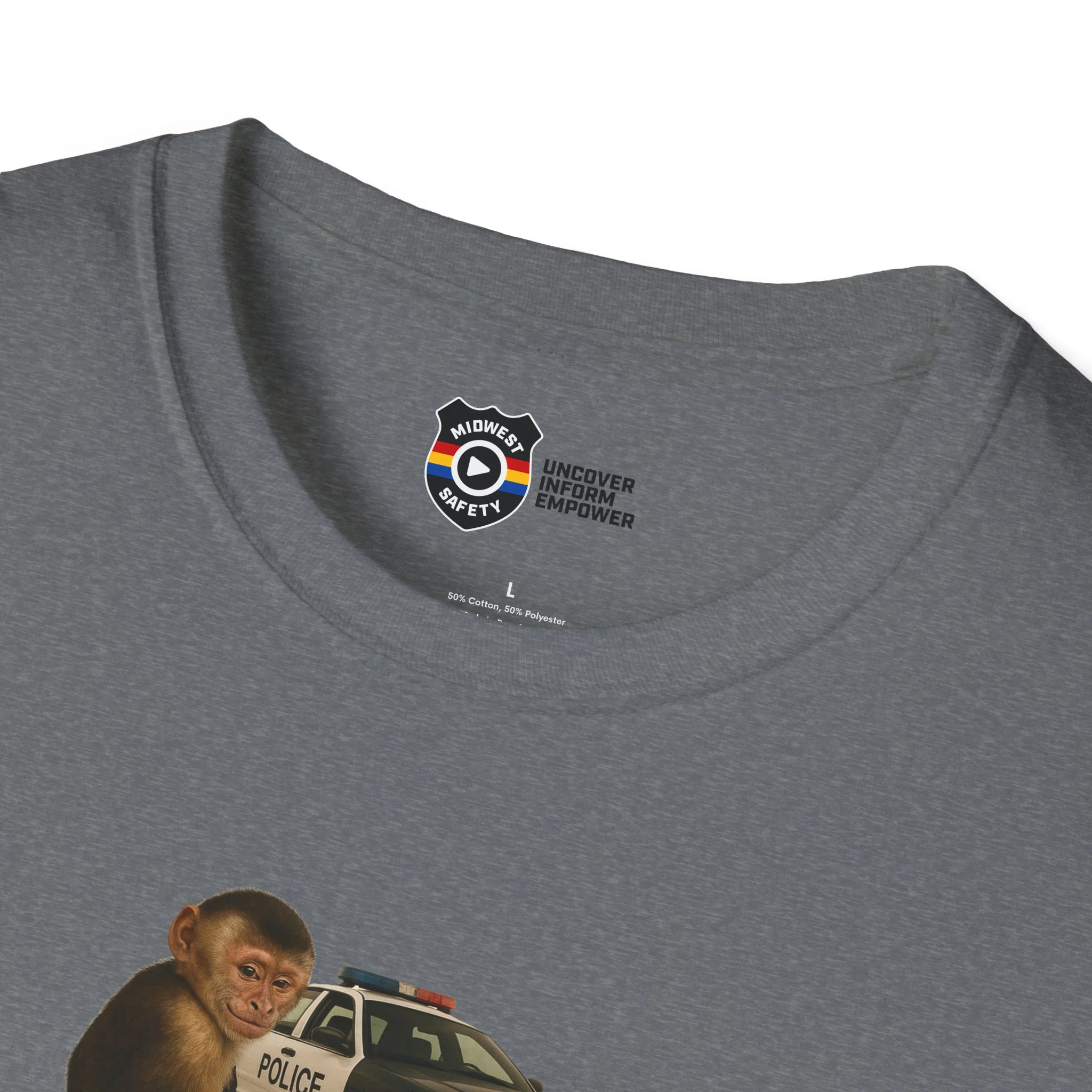 Went Bananas Unisex Softstyle Police Silly T-Shirt - Fun & Quirky Graphic Tee - Image 27