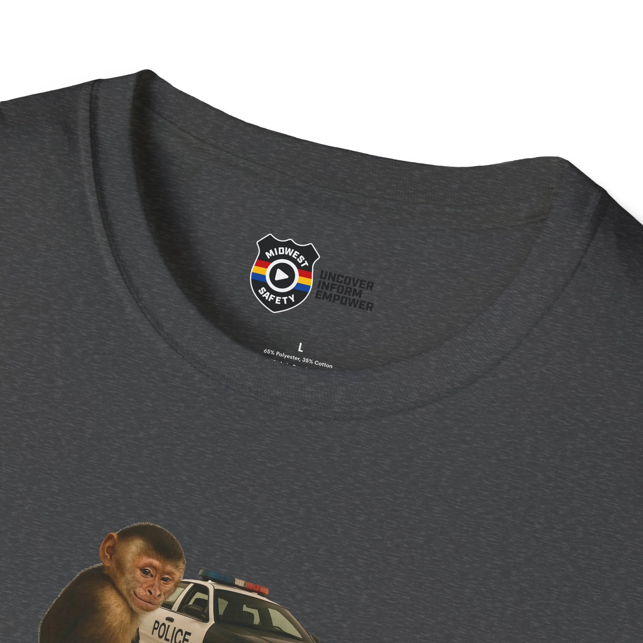 Went Bananas Unisex Softstyle Police Silly T-Shirt - Fun & Quirky Graphic Tee - Image 31