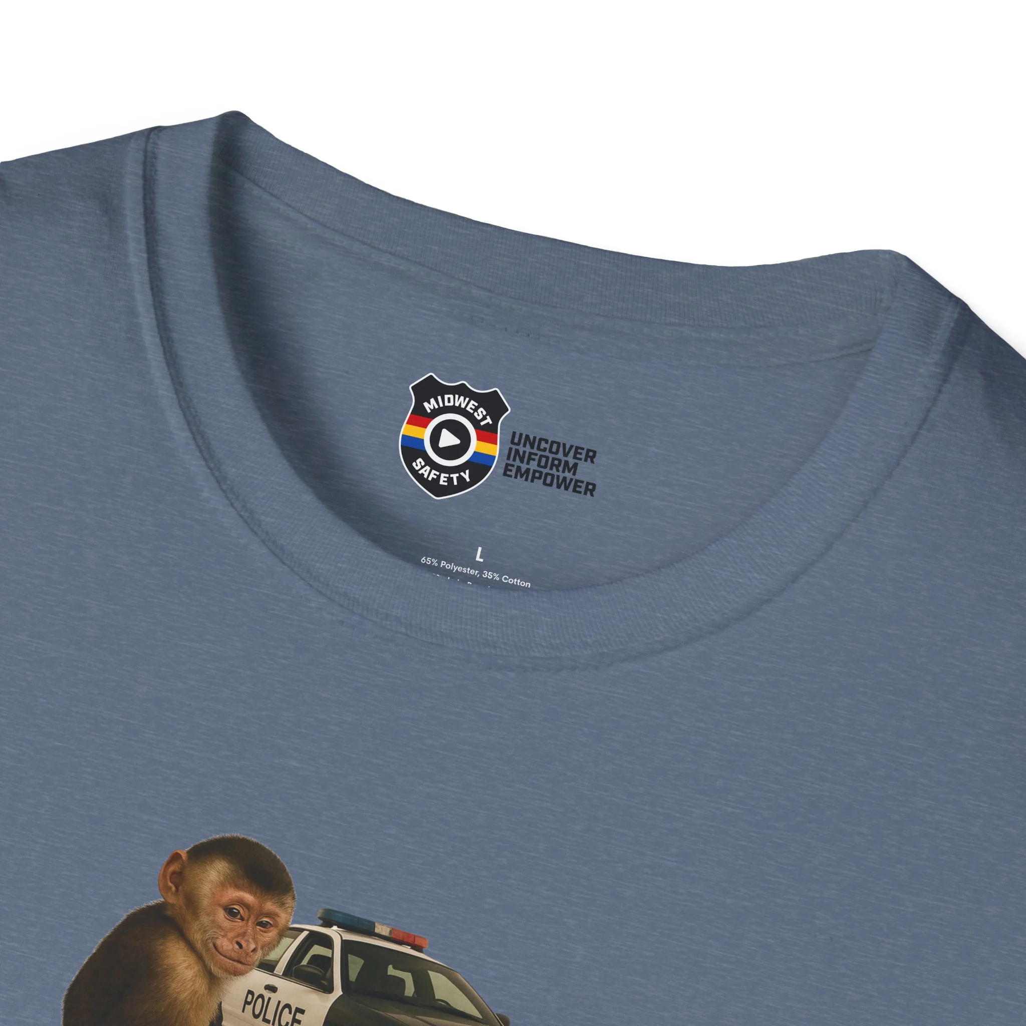Went Bananas Unisex Softstyle Police Silly T-Shirt - Fun & Quirky Graphic Tee - Image 37