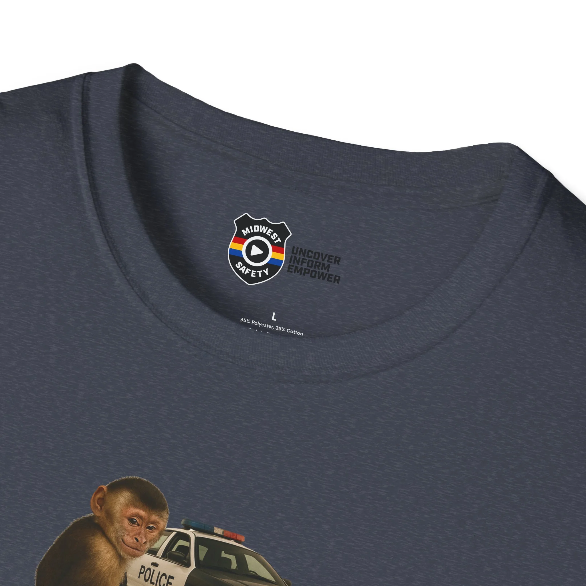 Went Bananas Unisex Softstyle Police Silly T-Shirt - Fun & Quirky Graphic Tee - Image 41