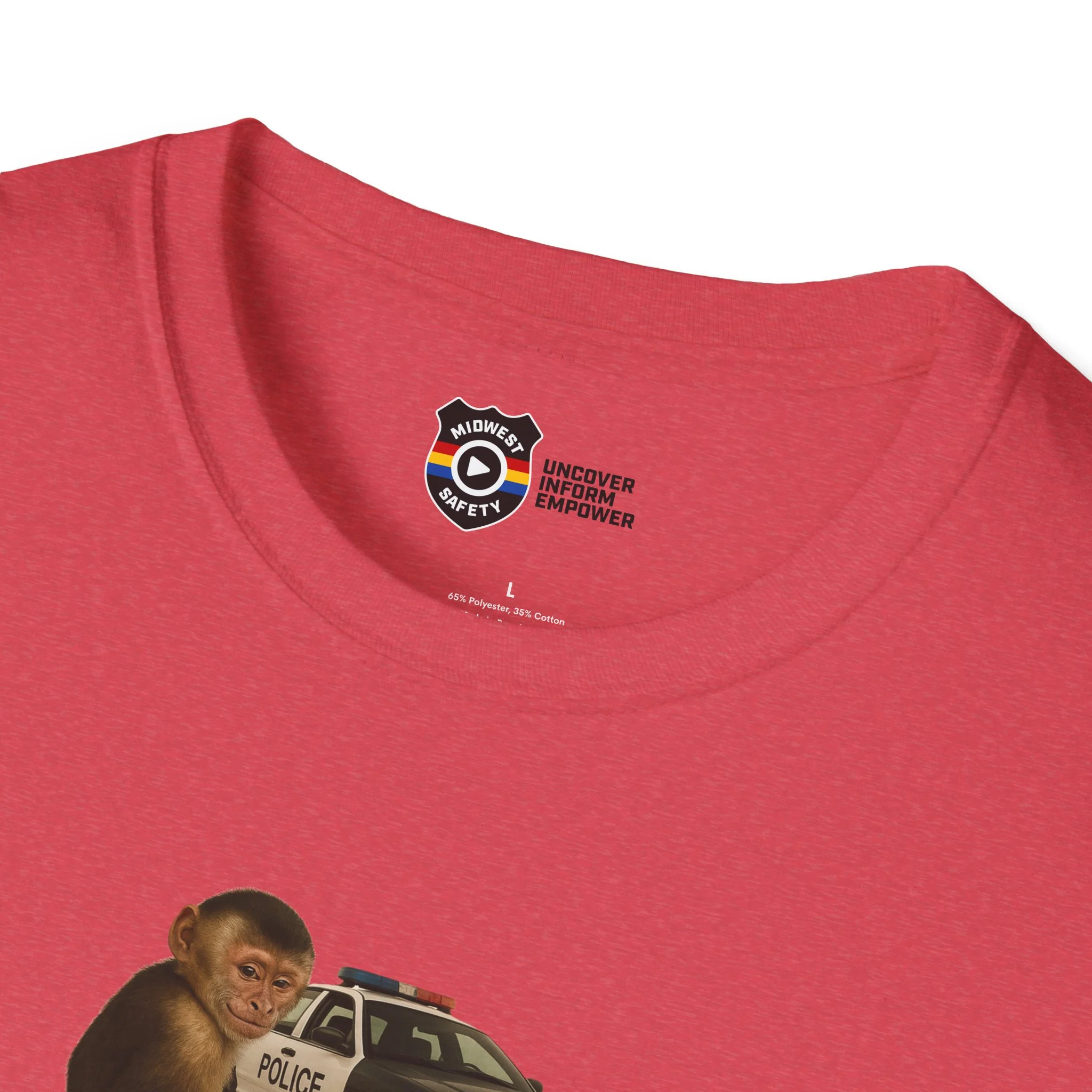 Went Bananas Unisex Softstyle Police Silly T-Shirt - Fun & Quirky Graphic Tee - Image 45