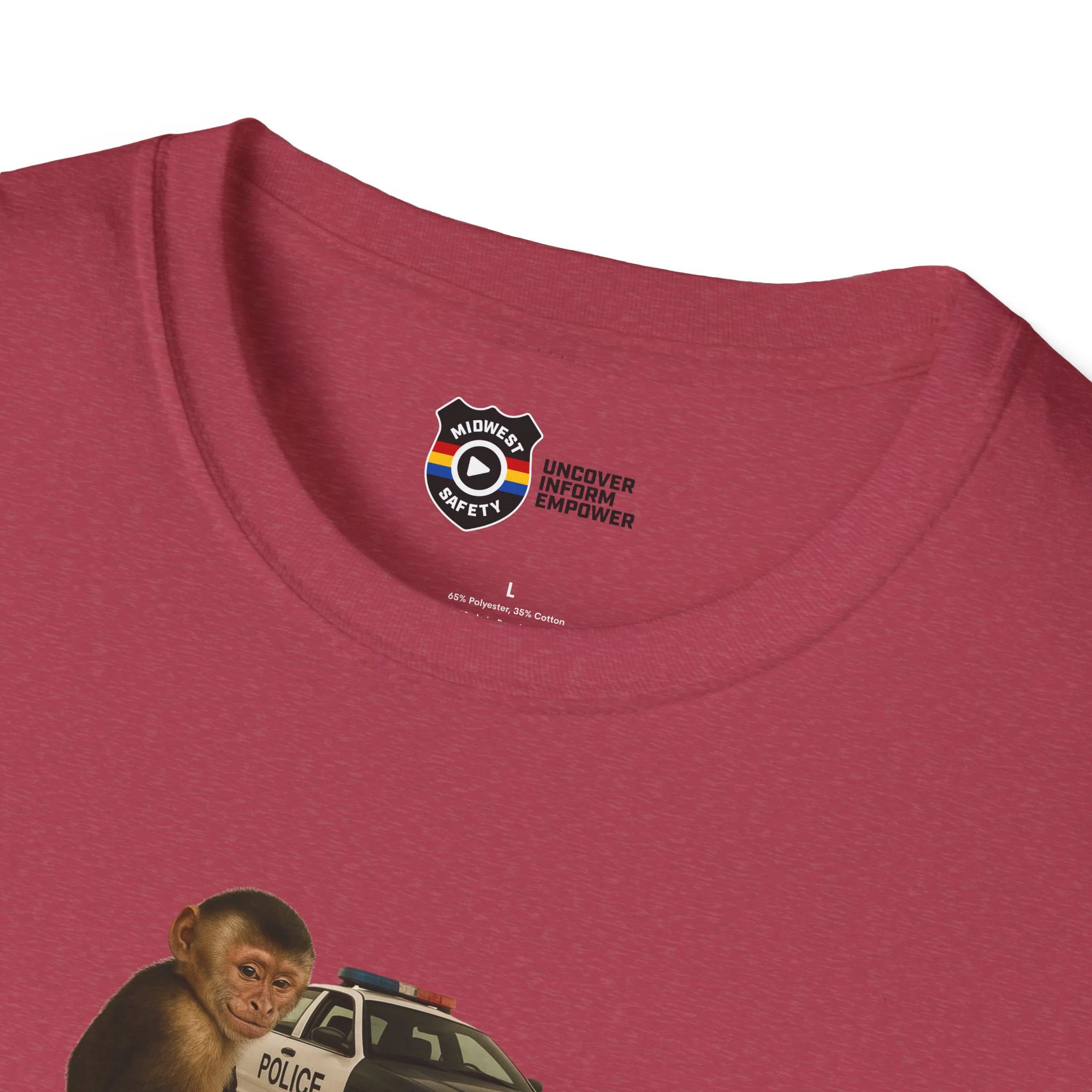 Went Bananas Unisex Softstyle Police Silly T-Shirt - Fun & Quirky Graphic Tee - Image 49