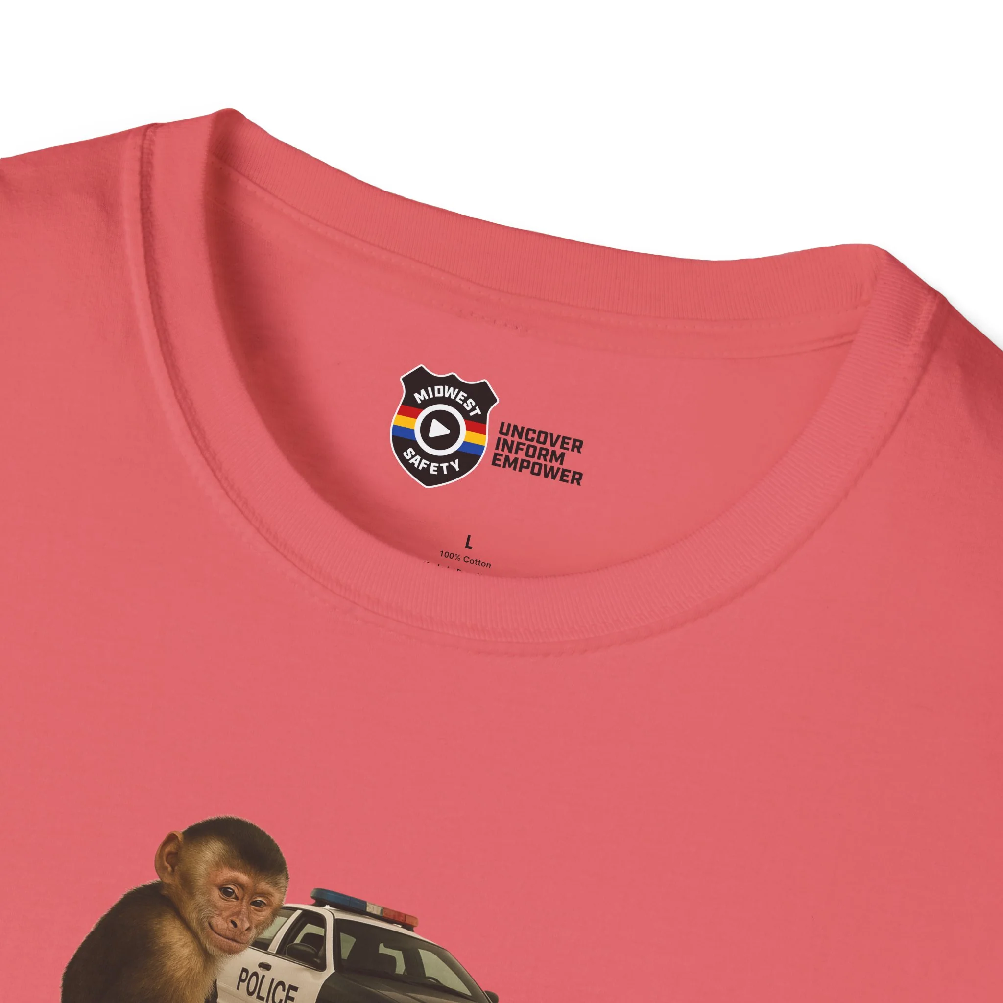 Went Bananas Unisex Softstyle Police Silly T-Shirt - Fun & Quirky Graphic Tee - Image 54