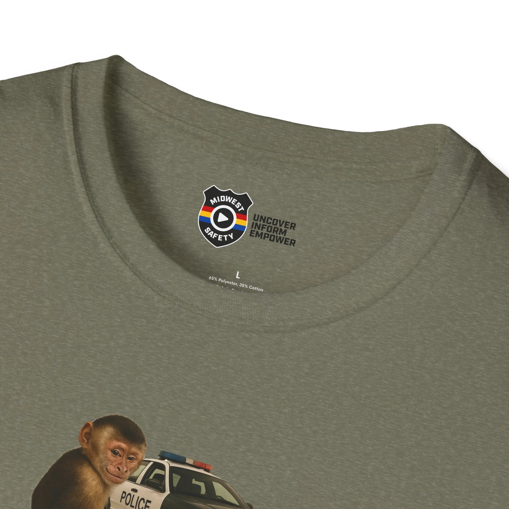 Went Bananas Unisex Softstyle Police Silly T-Shirt - Fun & Quirky Graphic Tee - Image 57