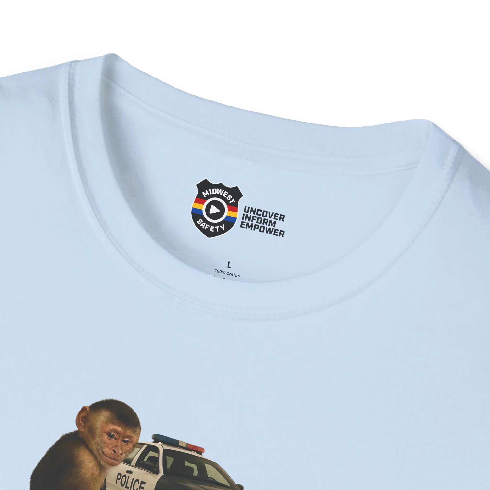 Went Bananas Unisex Softstyle Police Silly T-Shirt - Fun & Quirky Graphic Tee - Image 60