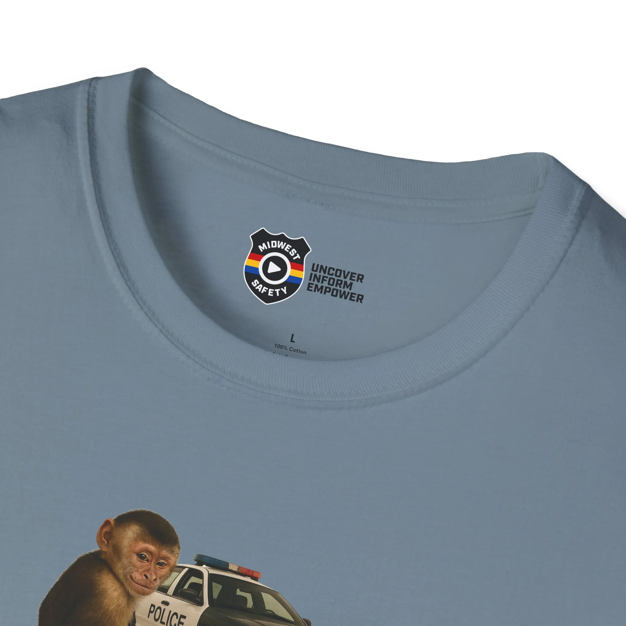 Went Bananas Unisex Softstyle Police Silly T-Shirt - Fun & Quirky Graphic Tee - Image 63