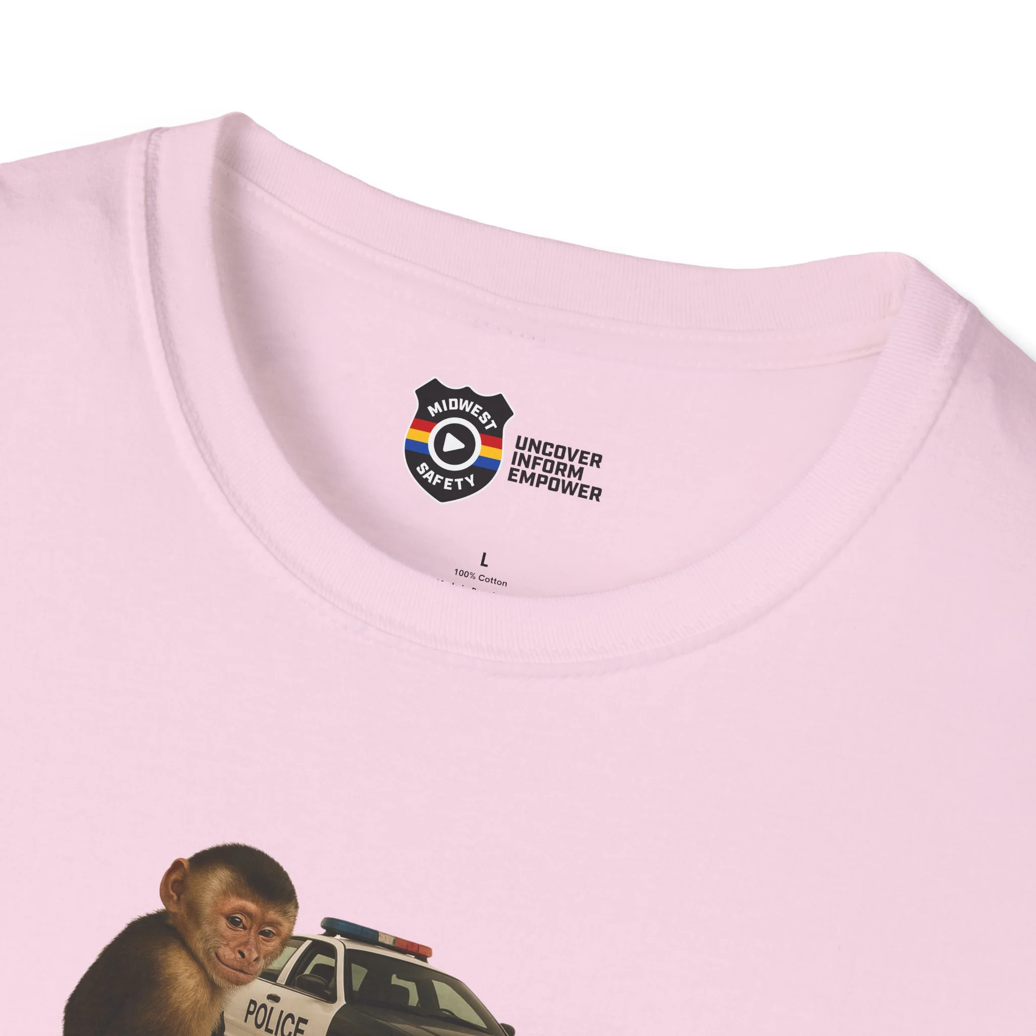 Went Bananas Unisex Softstyle Police Silly T-Shirt - Fun & Quirky Graphic Tee - Image 66
