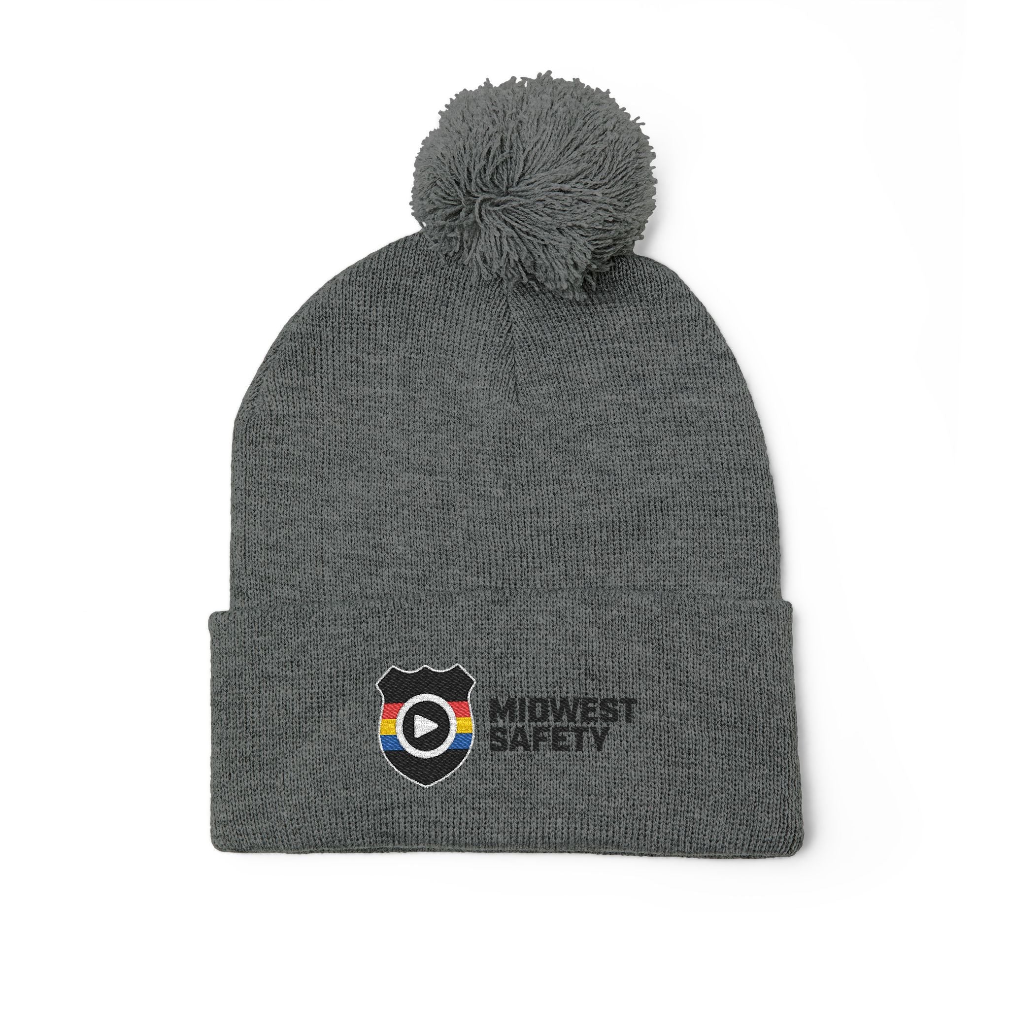 Cozy Pom-Pom Knit Cap for Winter Adventures, Warm Winter Beanie, Custom Embroidered Hat, Gift for Him and Her, Fashionable Knit Cap - Image 11