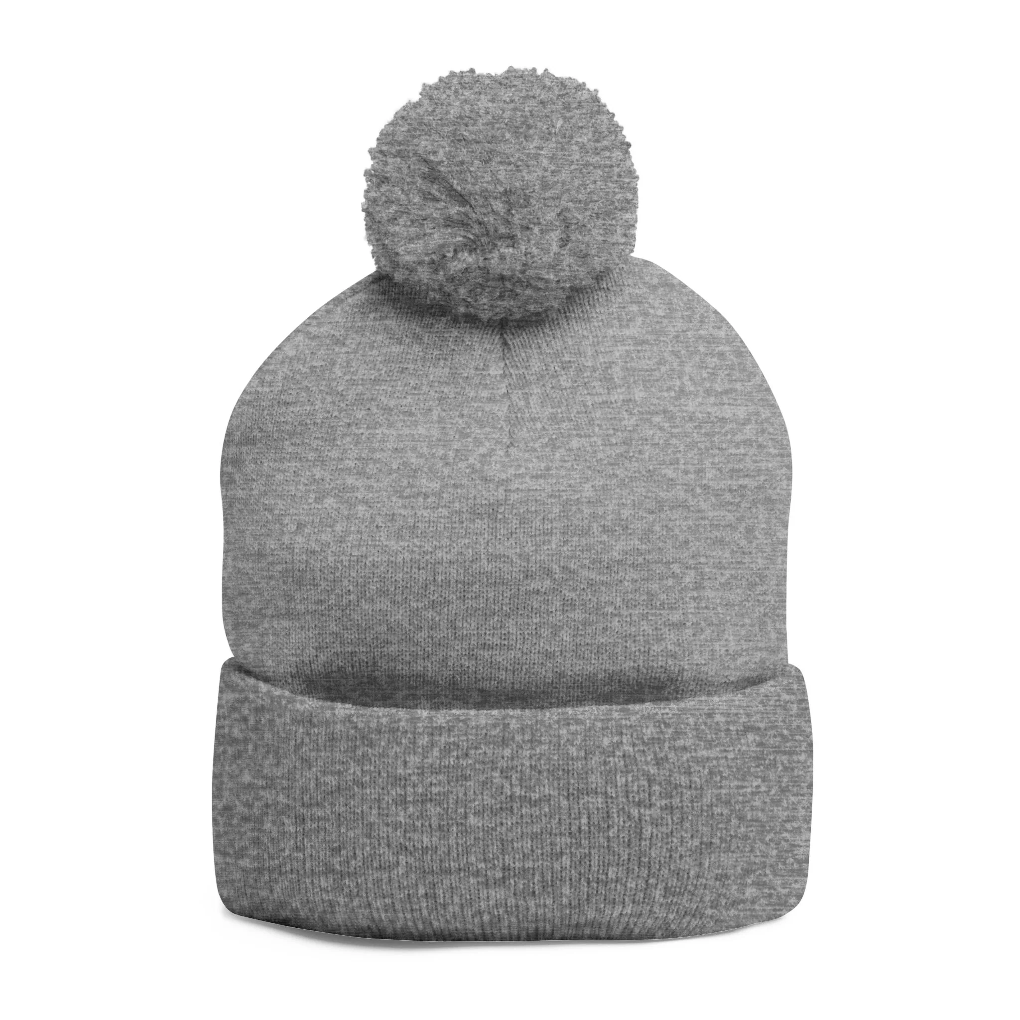 Cozy Pom-Pom Knit Cap for Winter Adventures, Warm Winter Beanie, Custom Embroidered Hat, Gift for Him and Her, Fashionable Knit Cap - Image 6