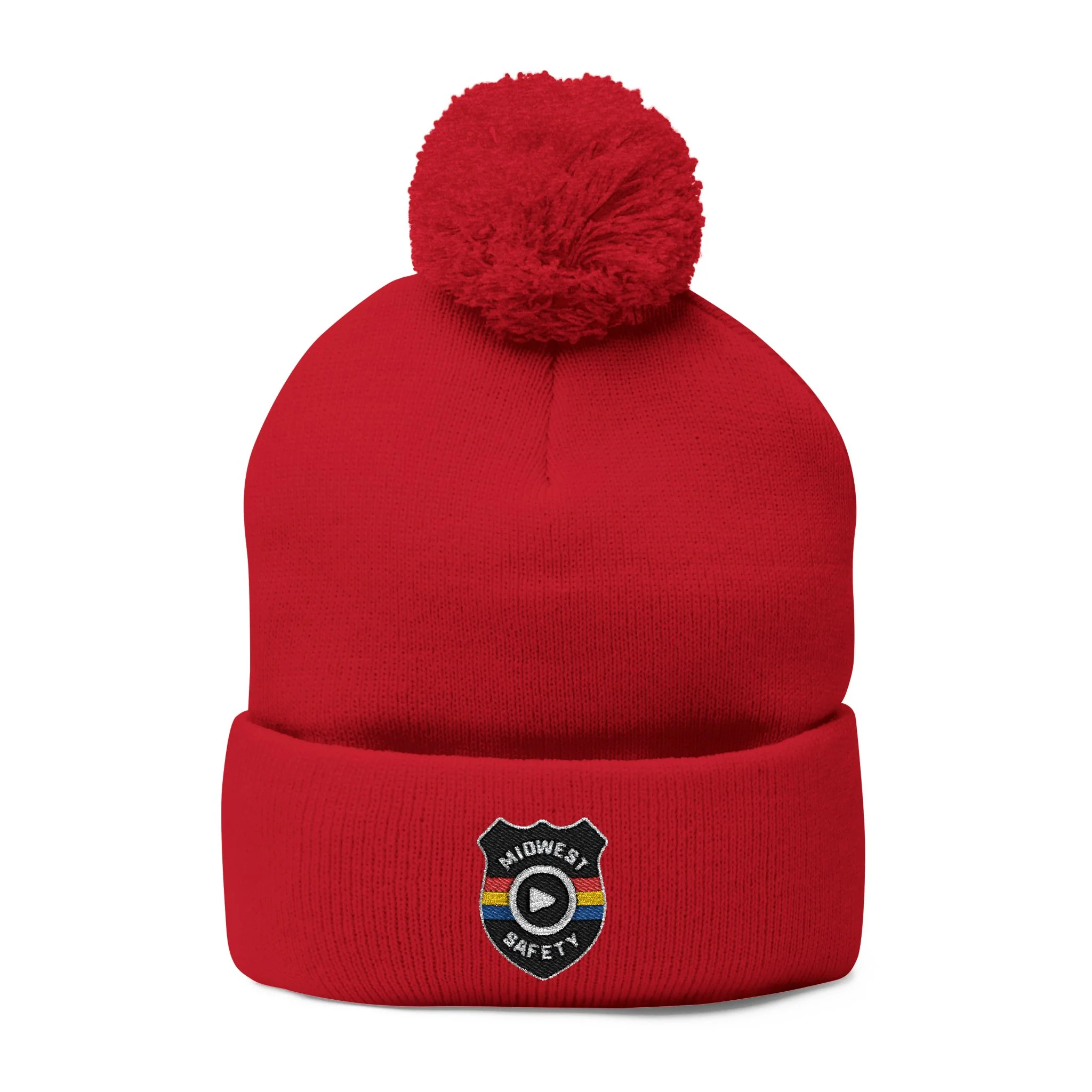 Cozy Pom-Pom Knit Cap - Stylish Winter Beanie, Holiday Gift, Warm Hat for Outdoor Activities, Beanie with Custom Embroidery - Image 10
