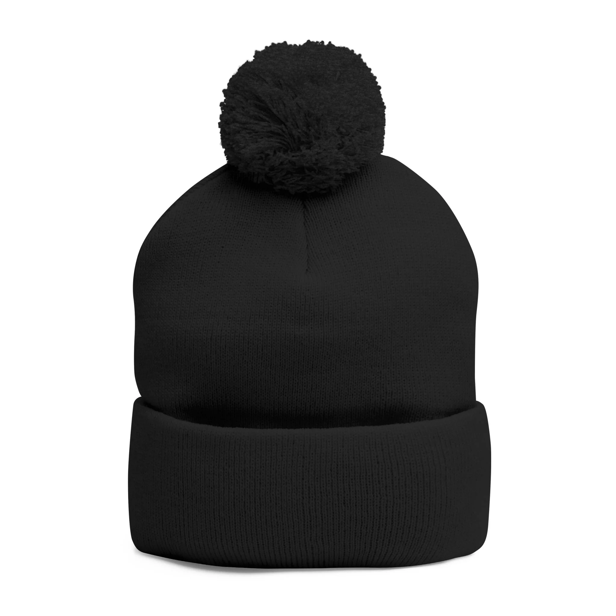 Cozy Pom-Pom Knit Cap - Stylish Winter Beanie, Holiday Gift, Warm Hat for Outdoor Activities, Beanie with Custom Embroidery - Image 11