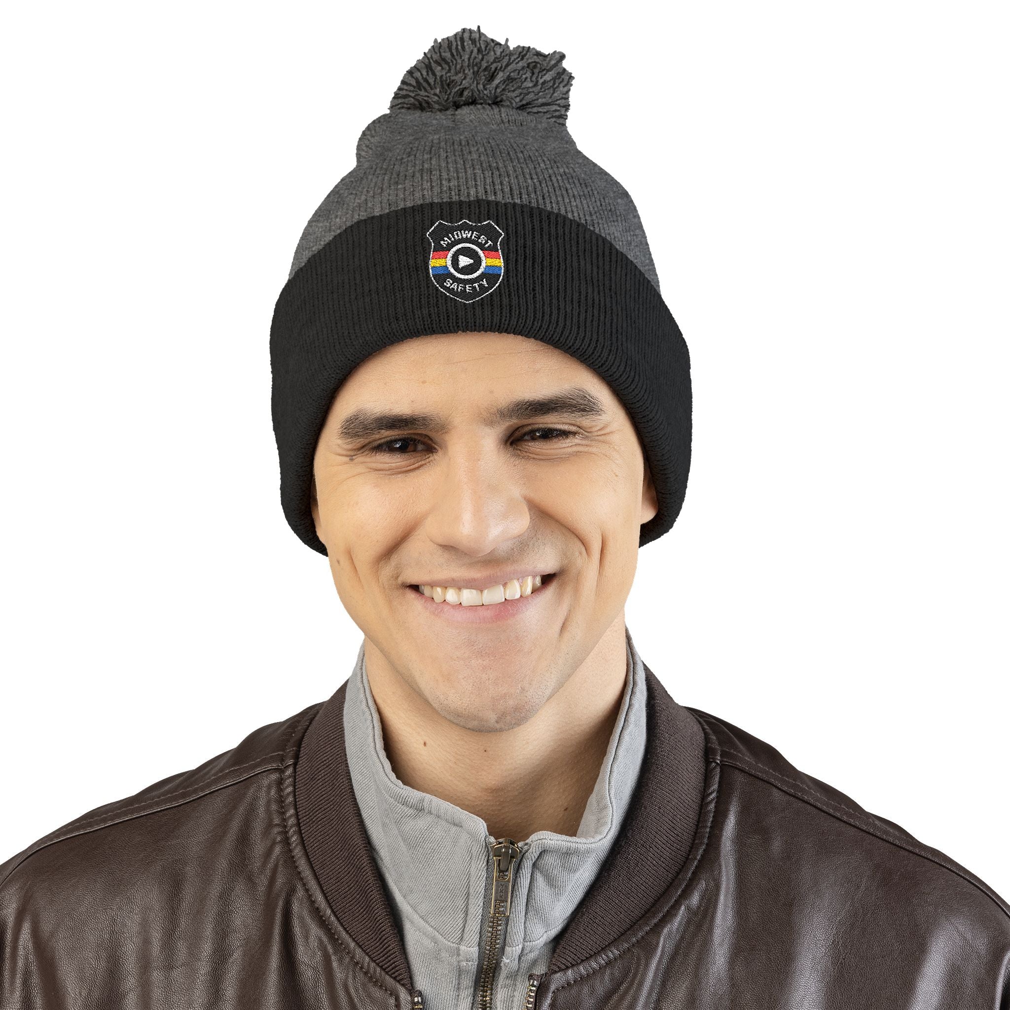 Cozy Pom-Pom Knit Cap - Stylish Winter Beanie, Holiday Gift, Warm Hat for Outdoor Activities, Beanie with Custom Embroidery - Image 25