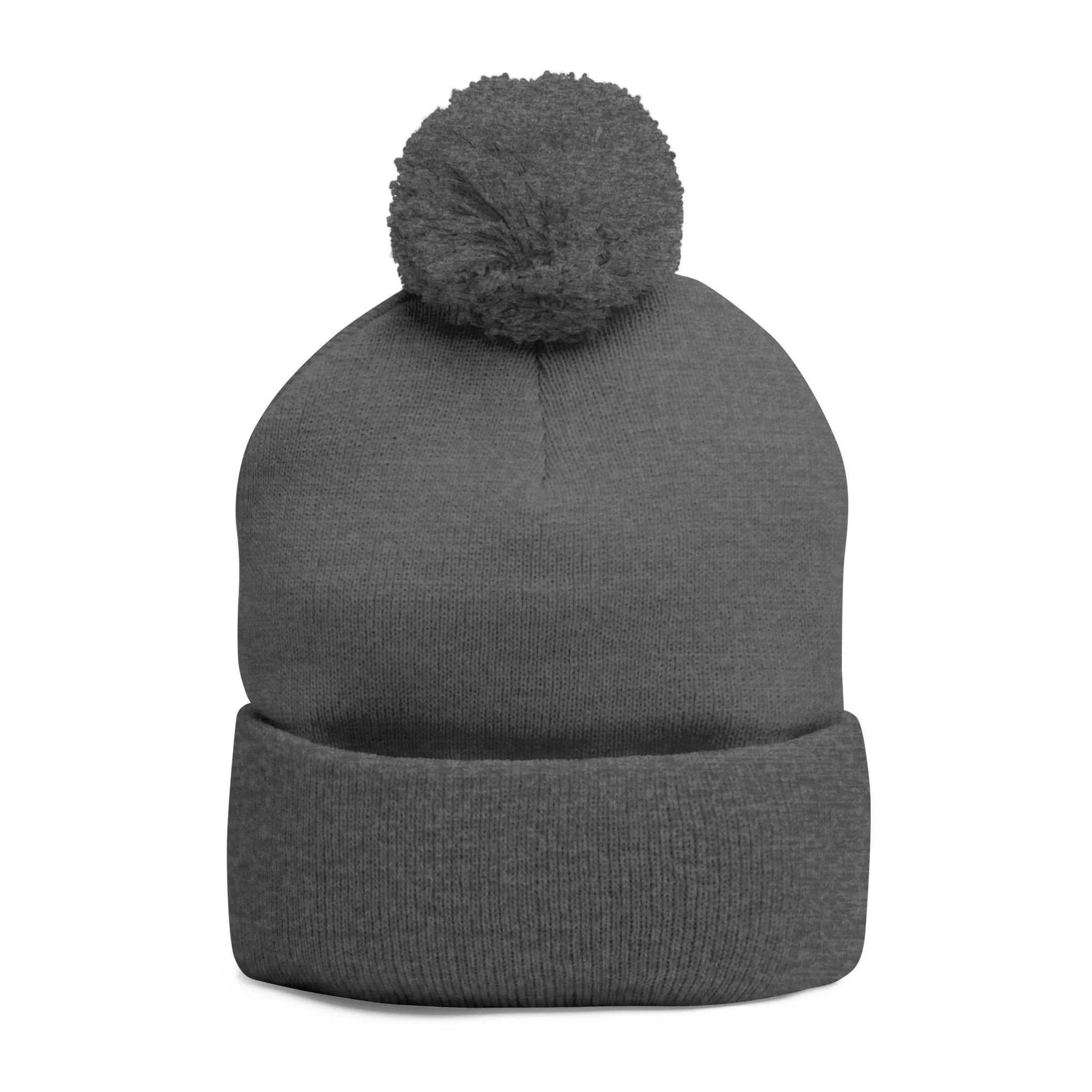 Cozy Pom-Pom Knit Cap - Stylish Winter Beanie, Holiday Gift, Warm Hat for Outdoor Activities, Beanie with Custom Embroidery - Image 27