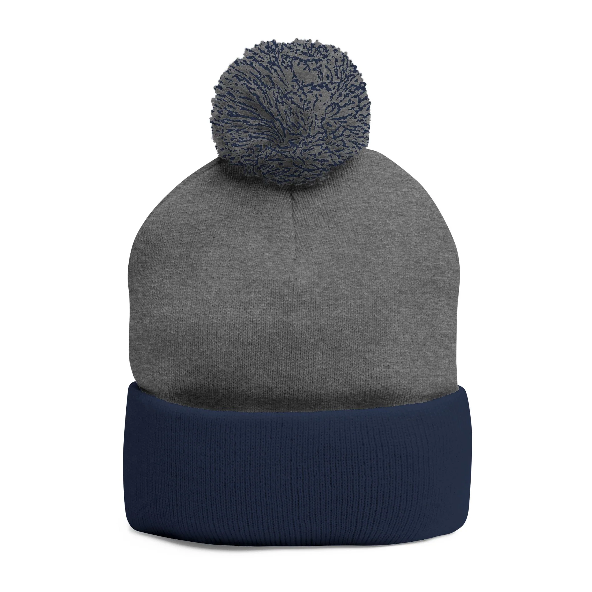 Cozy Pom-Pom Knit Cap - Stylish Winter Beanie, Holiday Gift, Warm Hat for Outdoor Activities, Beanie with Custom Embroidery - Image 31