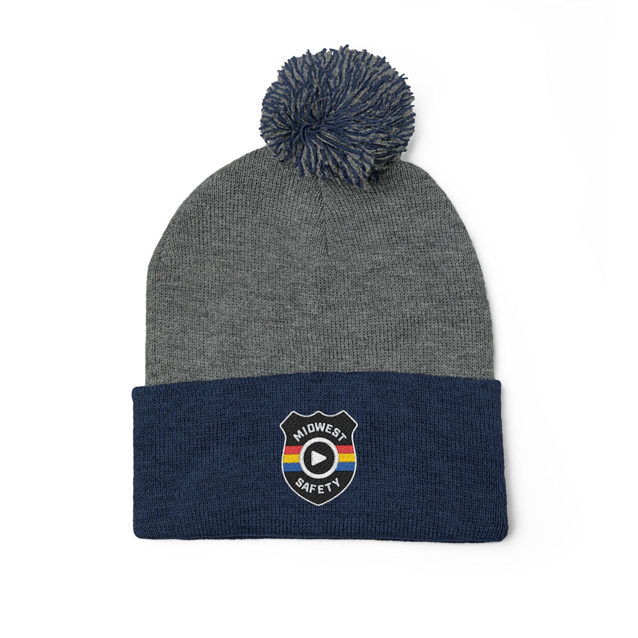 Cozy Pom-Pom Knit Cap - Stylish Winter Beanie, Holiday Gift, Warm Hat for Outdoor Activities, Beanie with Custom Embroidery - Image 32