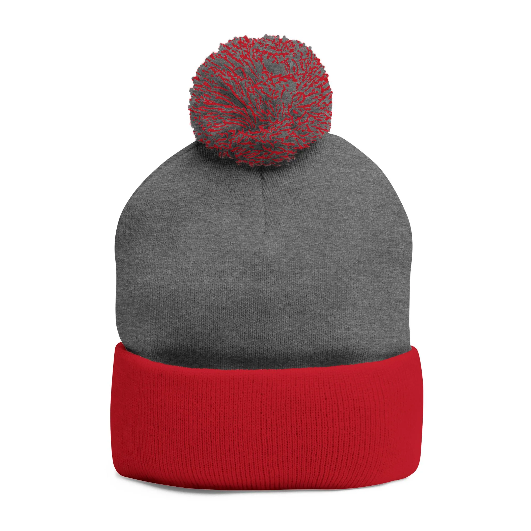 Cozy Pom-Pom Knit Cap - Stylish Winter Beanie, Holiday Gift, Warm Hat for Outdoor Activities, Beanie with Custom Embroidery - Image 35