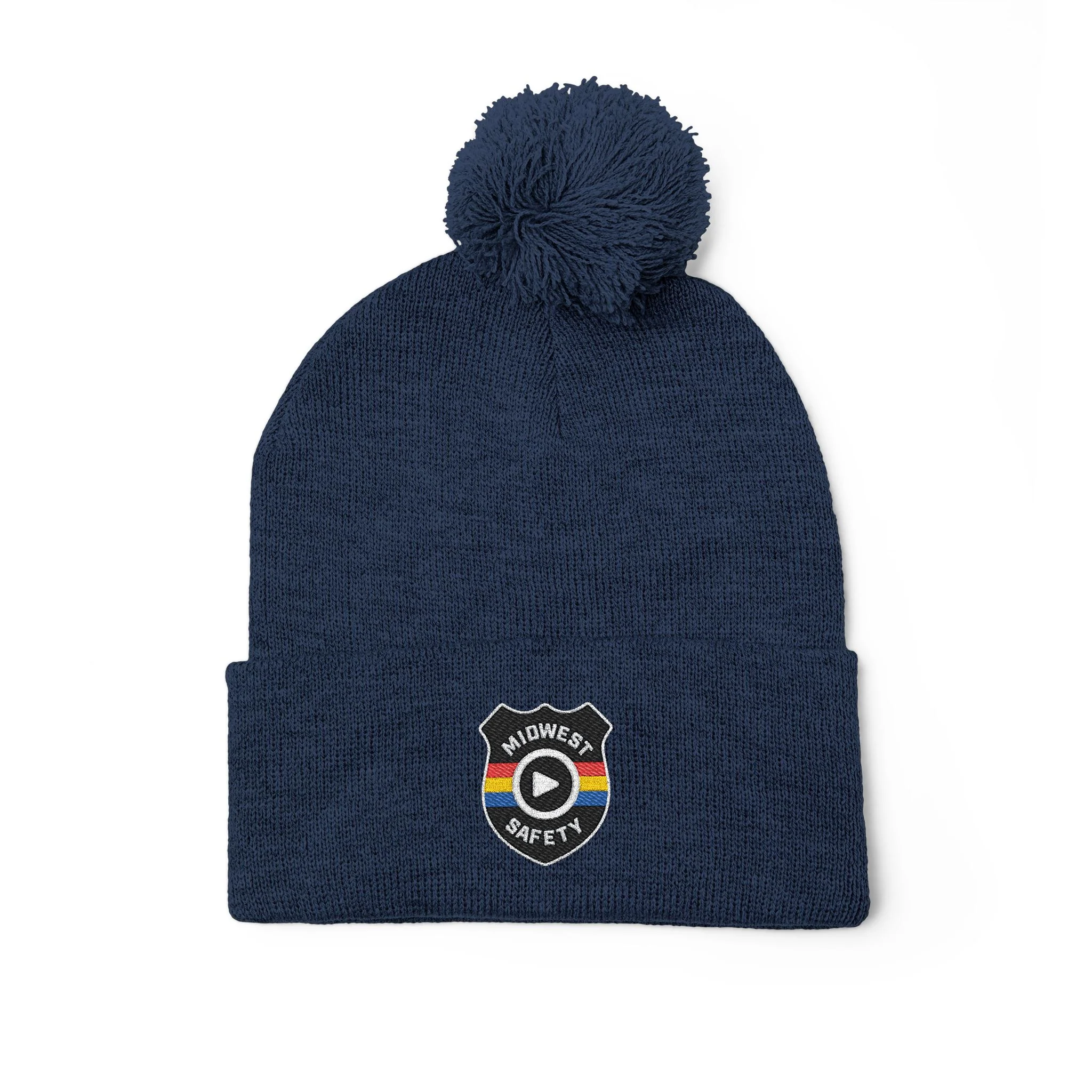 Cozy Pom-Pom Knit Cap - Stylish Winter Beanie, Holiday Gift, Warm Hat for Outdoor Activities, Beanie with Custom Embroidery - Image 40