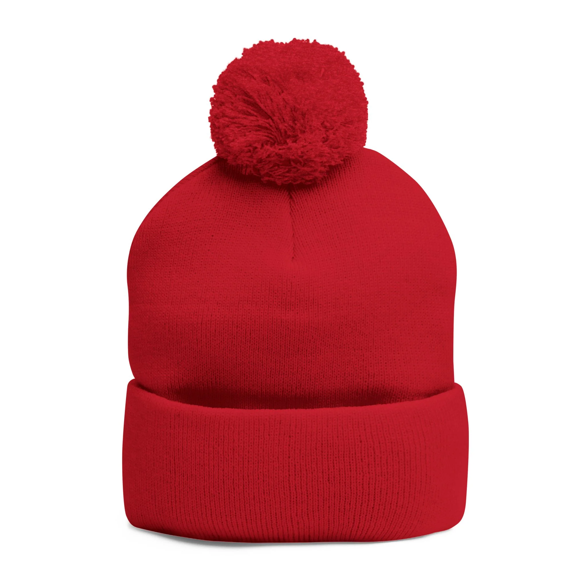Cozy Pom-Pom Knit Cap - Stylish Winter Beanie, Holiday Gift, Warm Hat for Outdoor Activities, Beanie with Custom Embroidery - Image 47