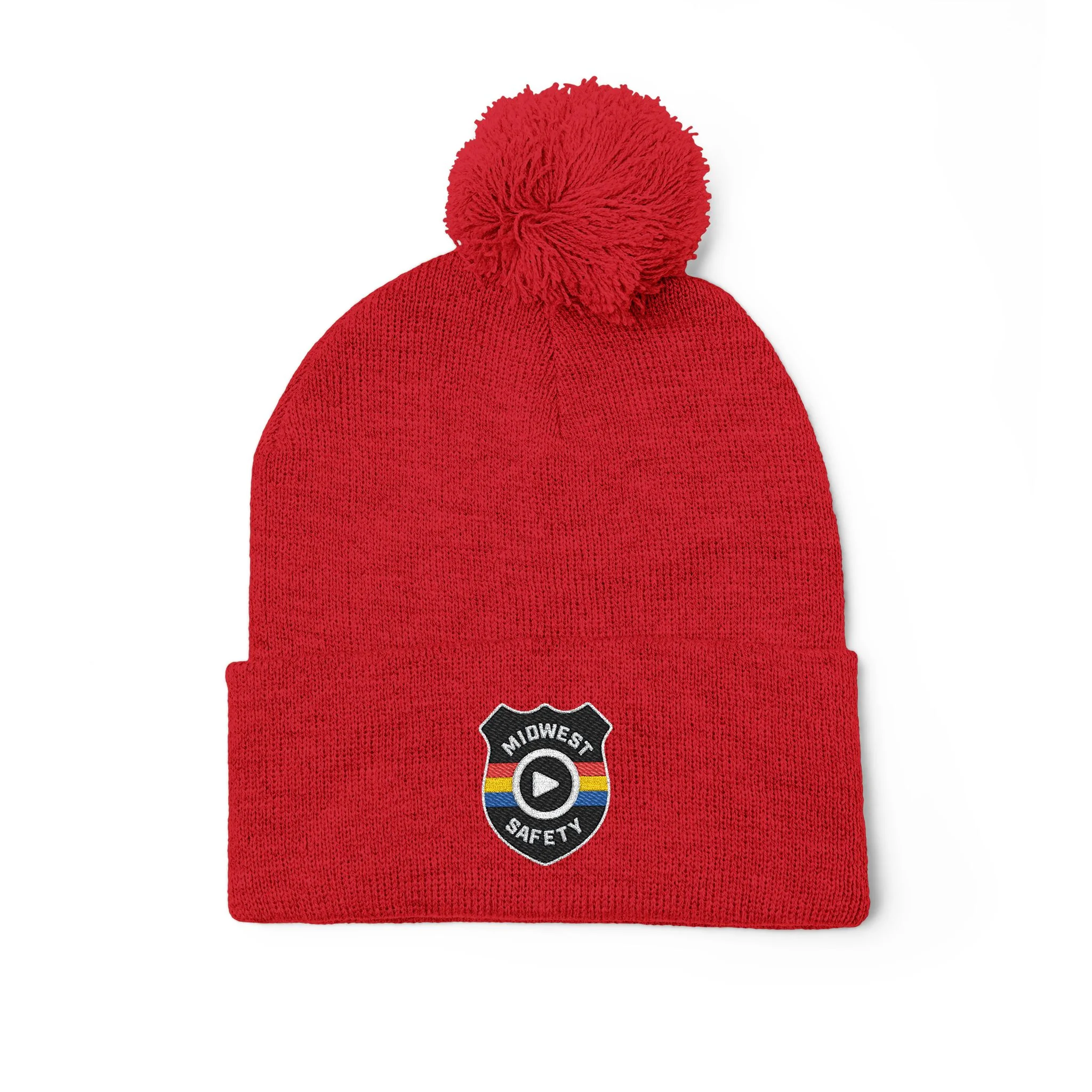 Cozy Pom-Pom Knit Cap - Stylish Winter Beanie, Holiday Gift, Warm Hat for Outdoor Activities, Beanie with Custom Embroidery - Image 48