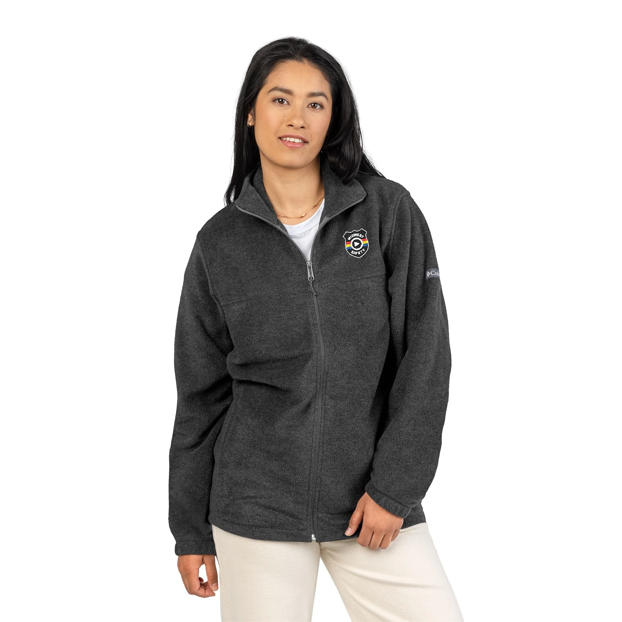 Cozy Unisex Fleece Jacket with Custom Embroidery | Perfect Gift for Outdoors & Layering, Great for Fall & Winter Activities, Casual [...] - Image 5