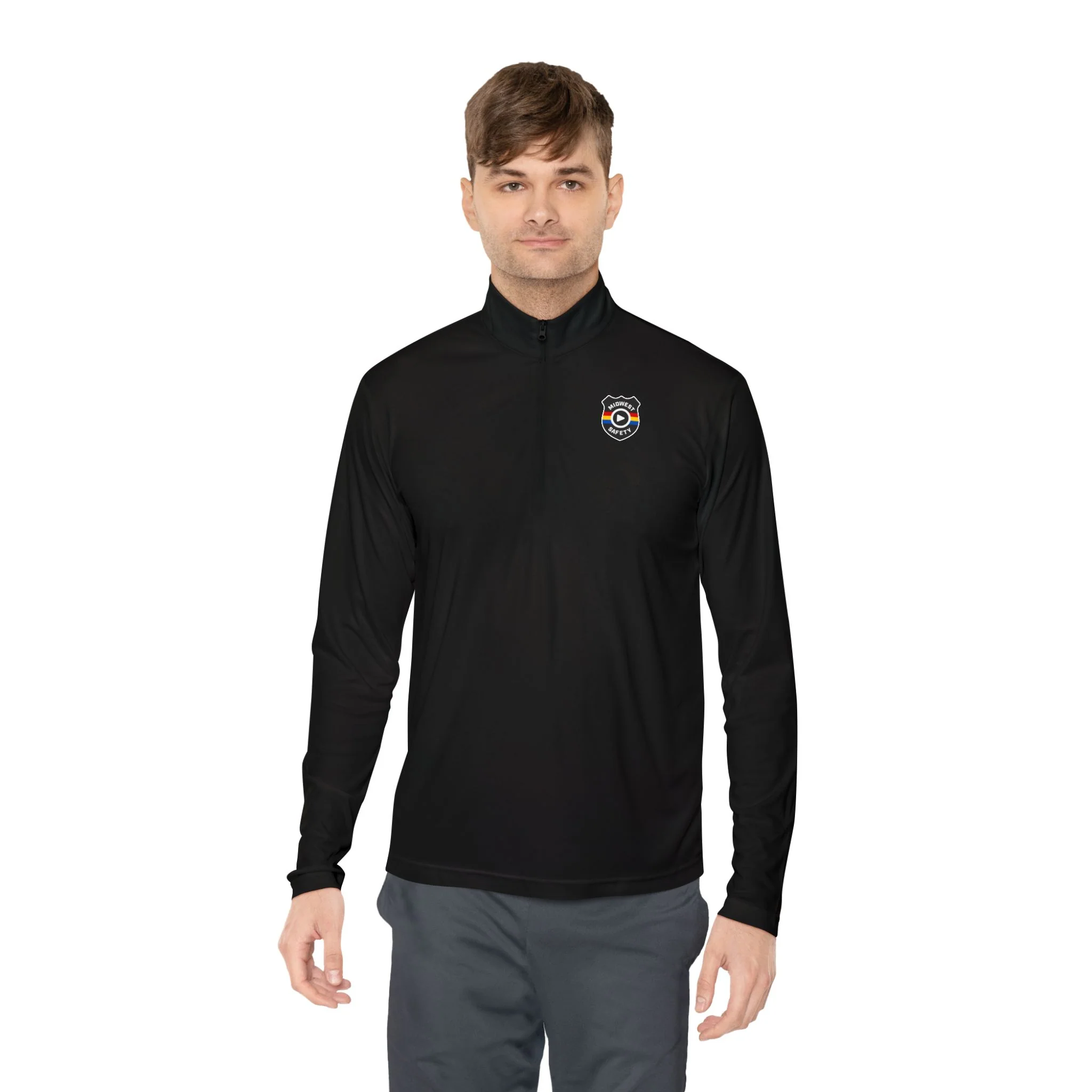 Cozy Unisex Quarter-Zip Pullover - Perfect for Outdoor Adventures - Image 13