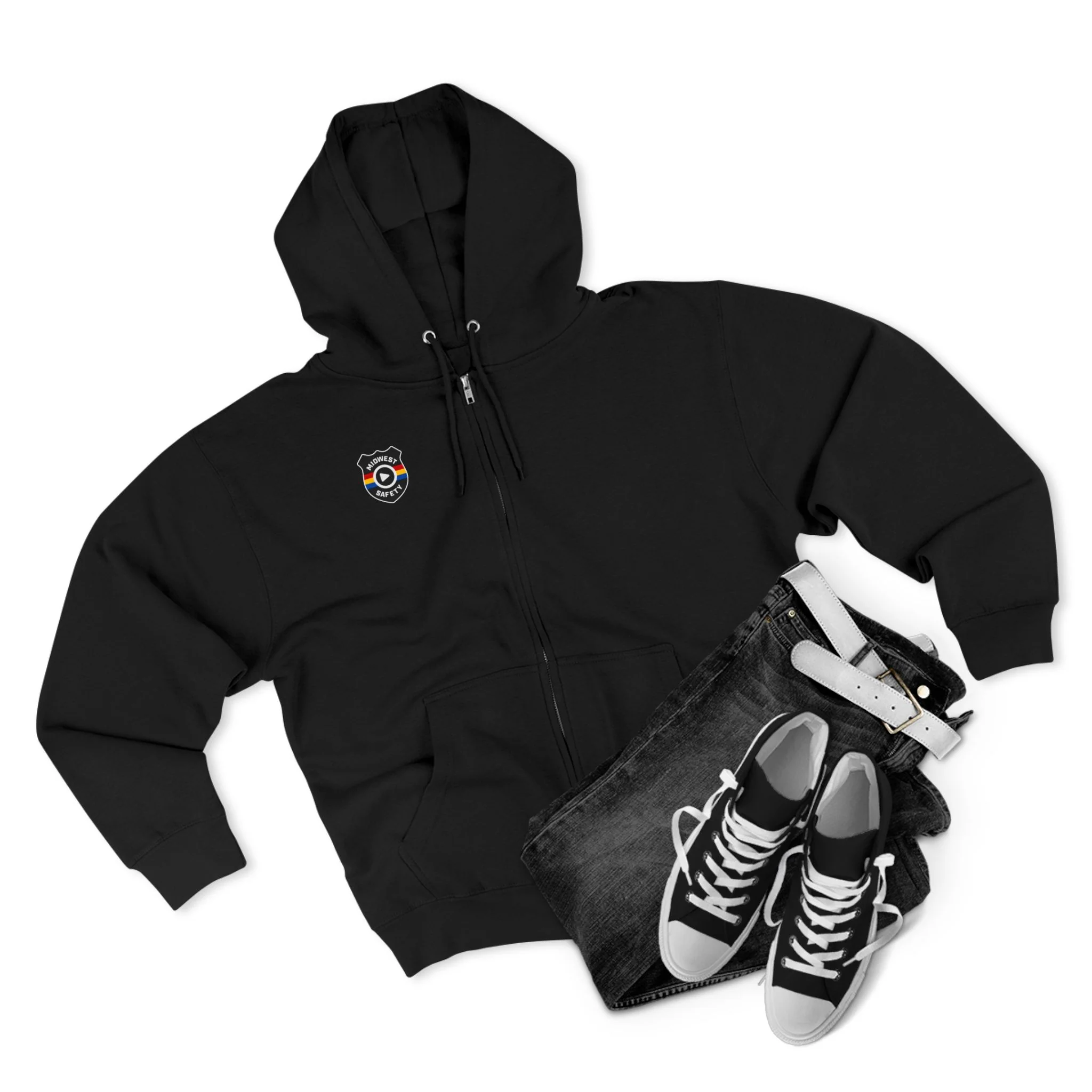 Cozy Unisex Zip Hoodie with Unique Design - Perfect for Casual Wear - Image 13