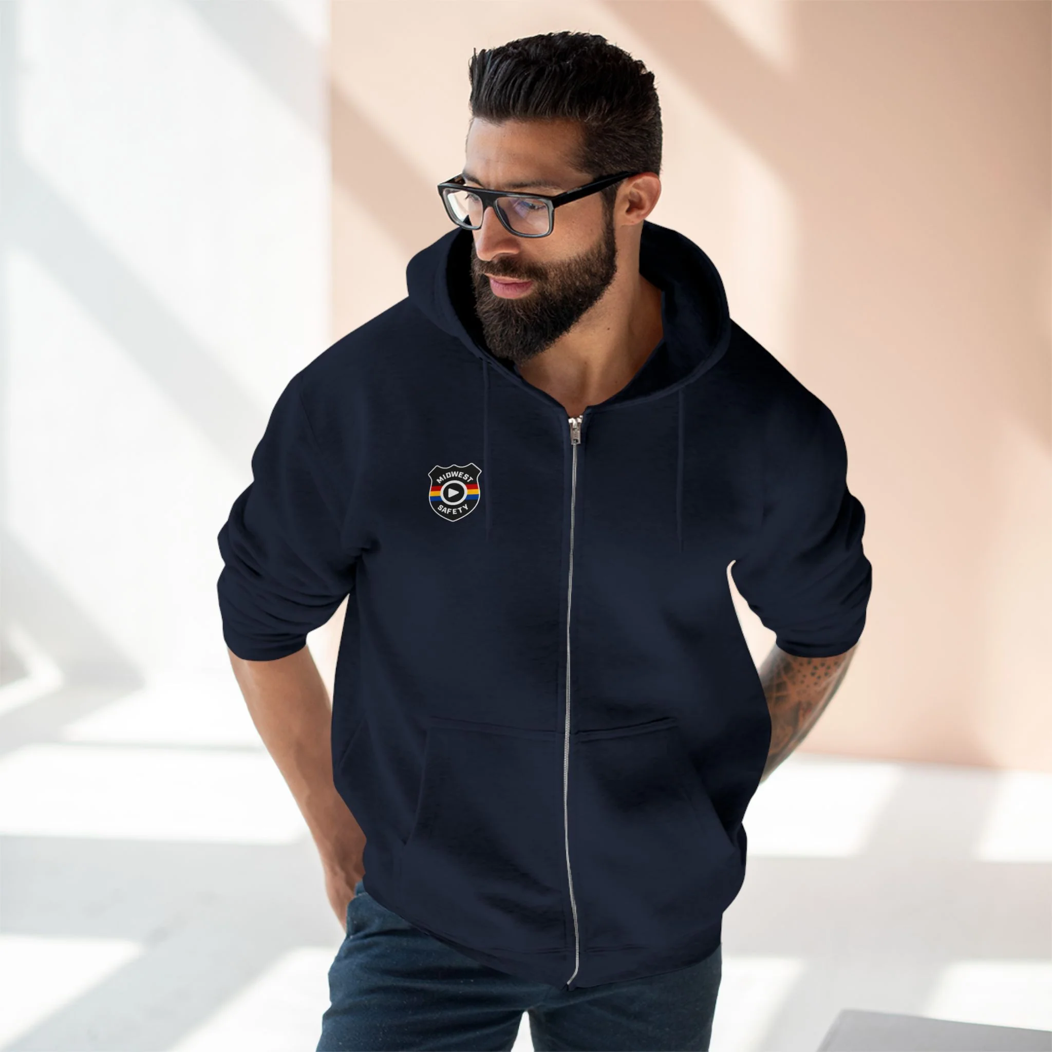 Cozy Unisex Zip Hoodie with Unique Design - Perfect for Casual Wear - Image 19