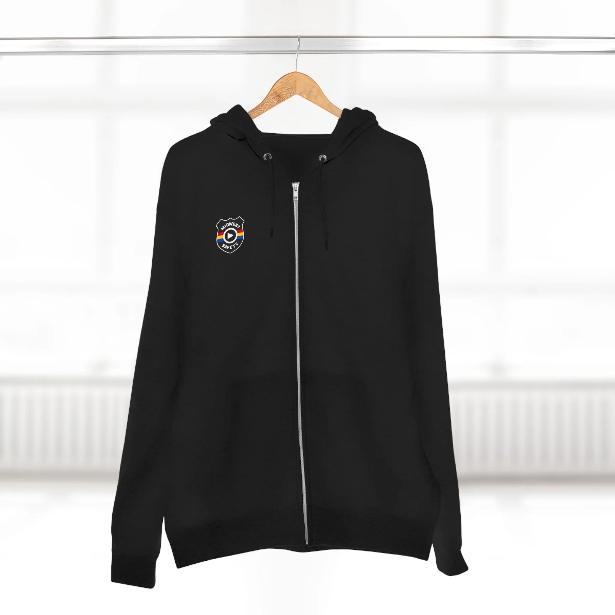 Cozy Unisex Zip Hoodie with Unique Design - Perfect for Casual Wear - Image 3