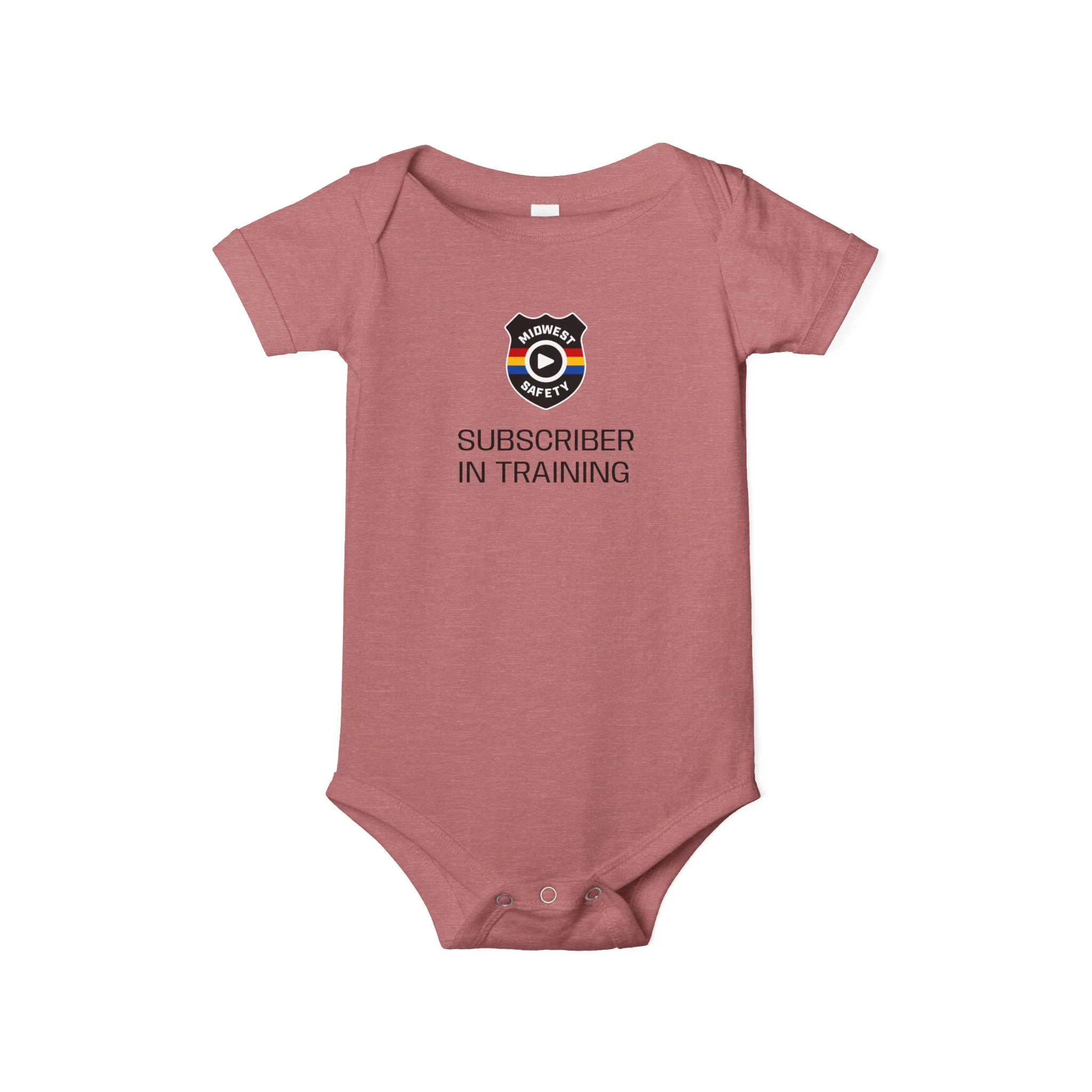 Funny Infant Jersey One Piece - 'Subscriber in Training' Baby Bodysuit - Image 3