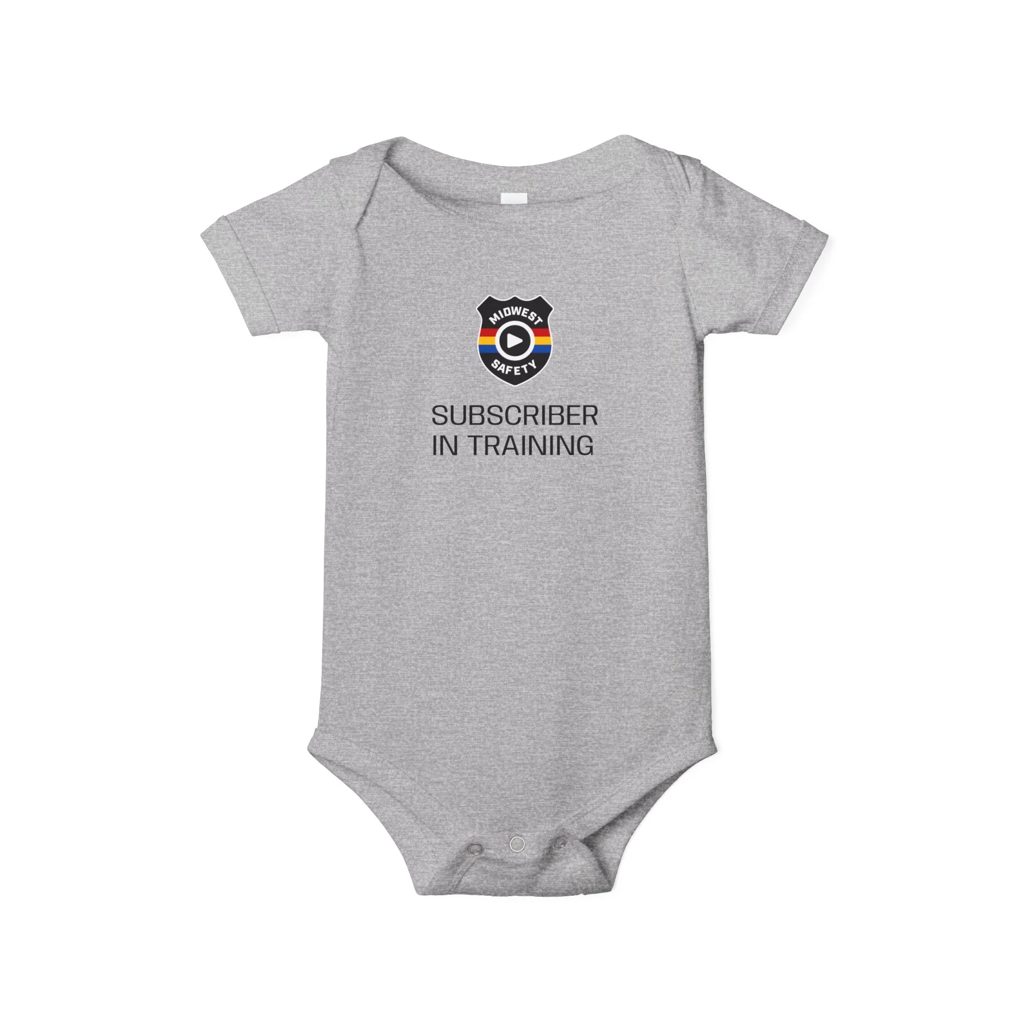 Funny Infant Jersey One Piece - 'Subscriber in Training' Baby Bodysuit - Image 4