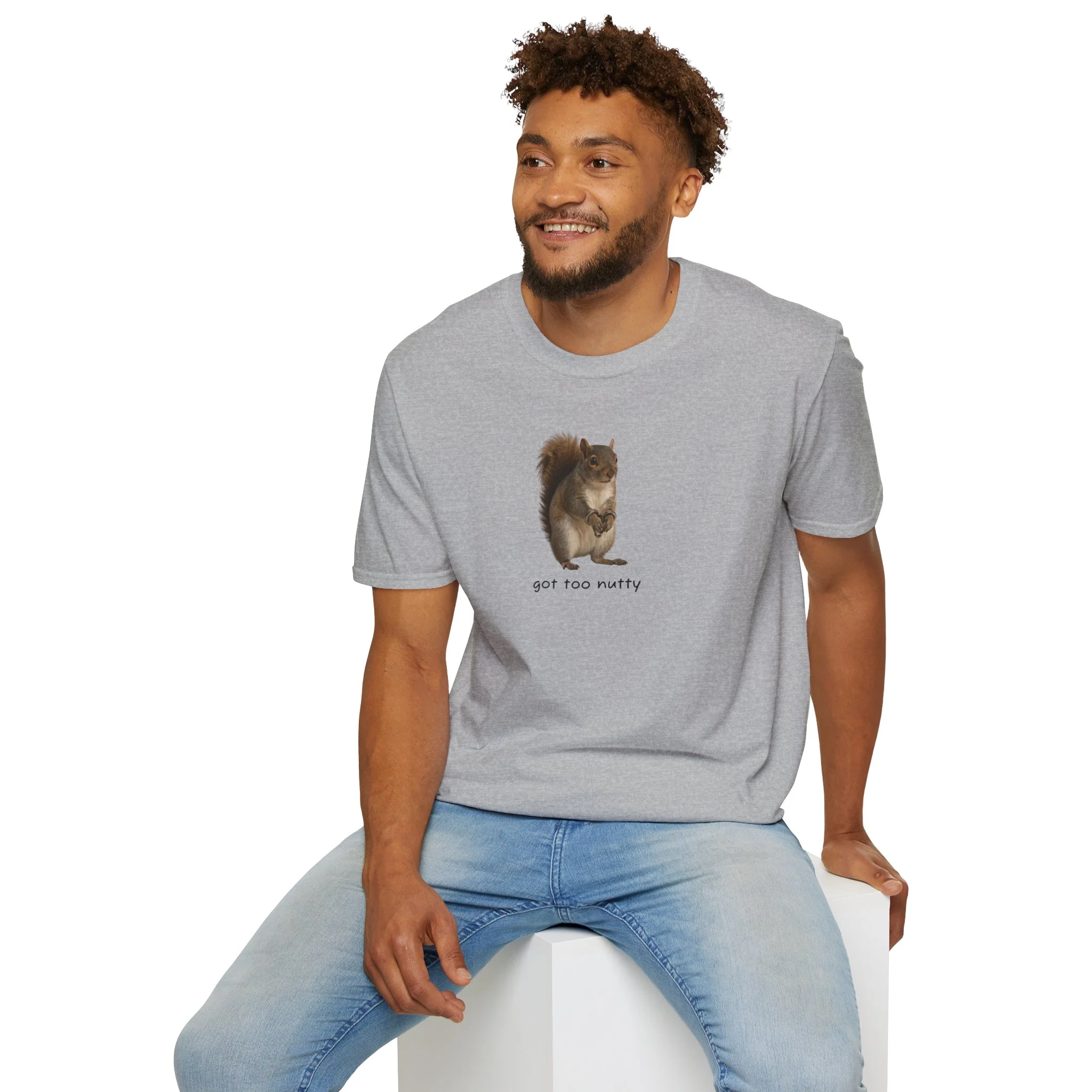 Got Too Nutty Unisex Softstyle Police Silly T-Shirt - Fun & Quirky Graphic Tee - Image 20