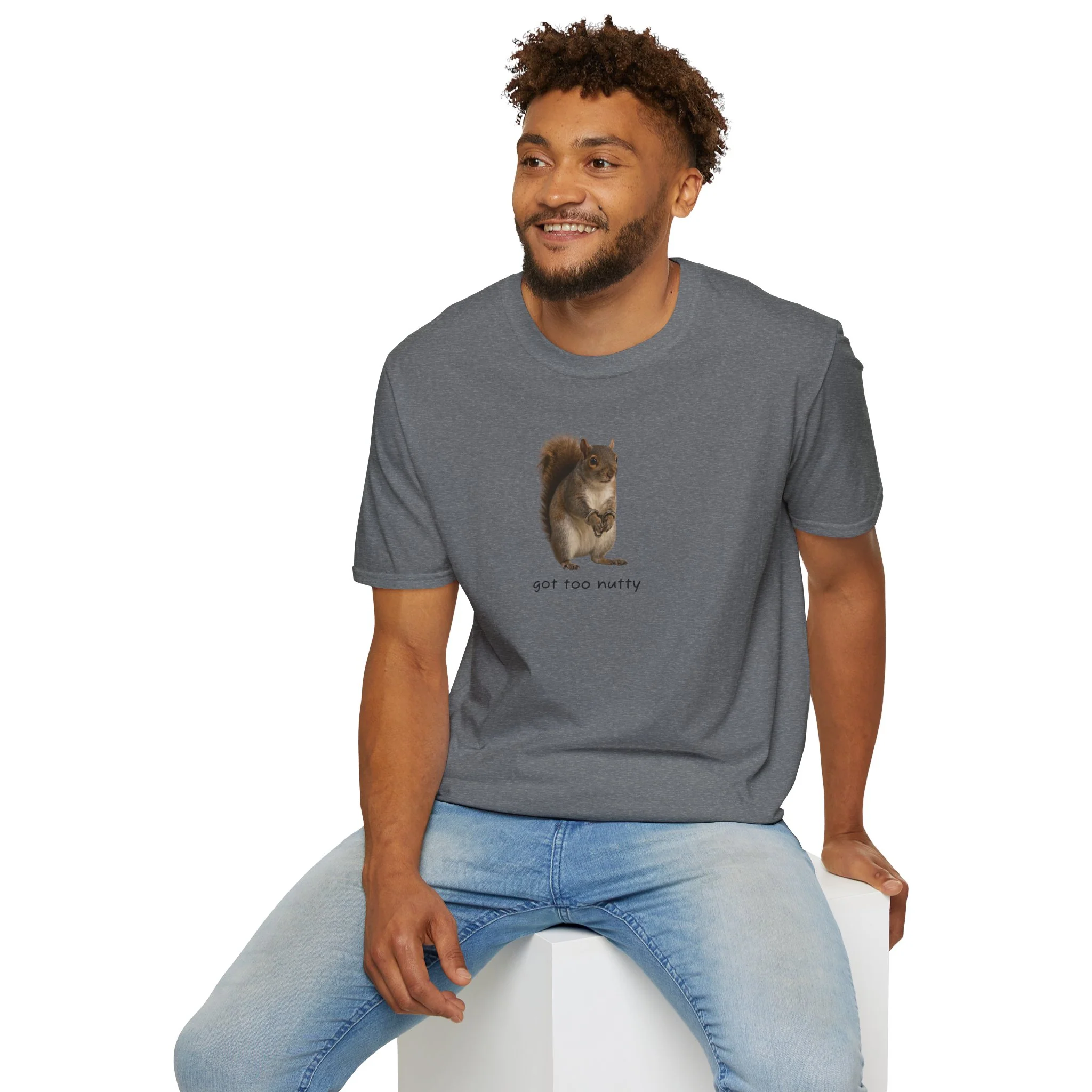 Got Too Nutty Unisex Softstyle Police Silly T-Shirt - Fun & Quirky Graphic Tee - Image 30