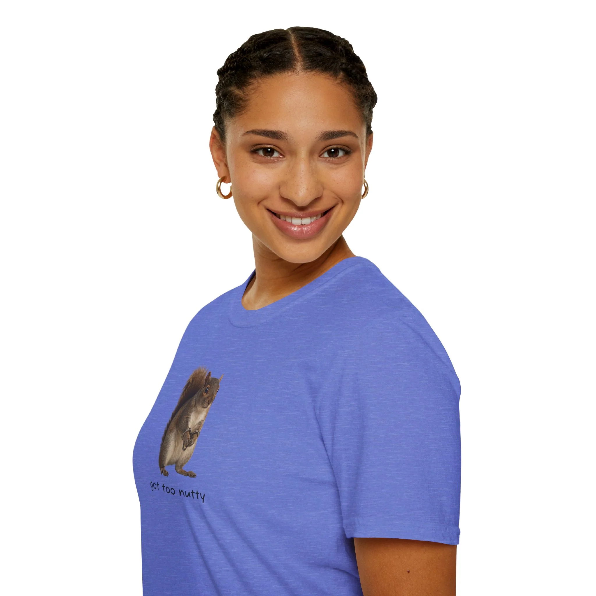 Got Too Nutty Unisex Softstyle Police Silly T-Shirt - Fun & Quirky Graphic Tee - Image 35