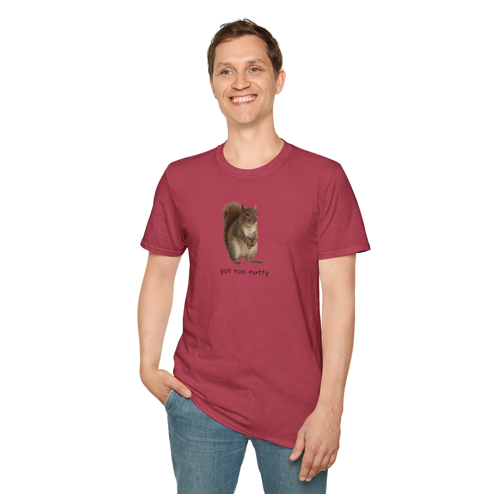 Got Too Nutty Unisex Softstyle Police Silly T-Shirt - Fun & Quirky Graphic Tee - Image 52