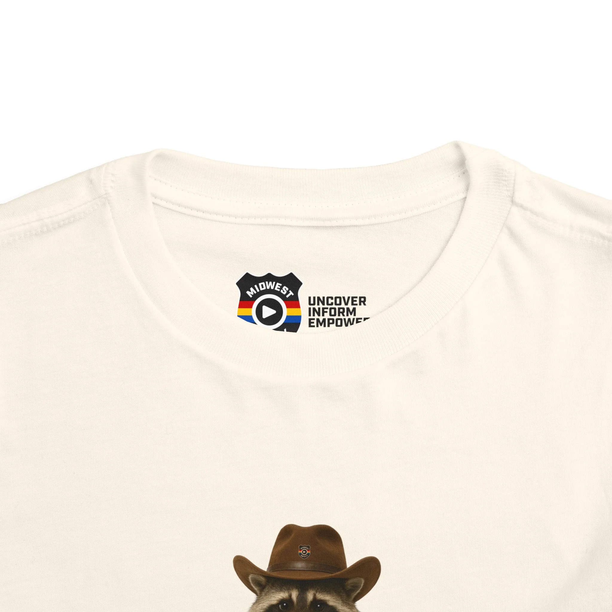 "Got Too Wild" Adorable Toddler T-Shirt with Cowboy Raccoon - "Got Too Wild" Design - Image 18