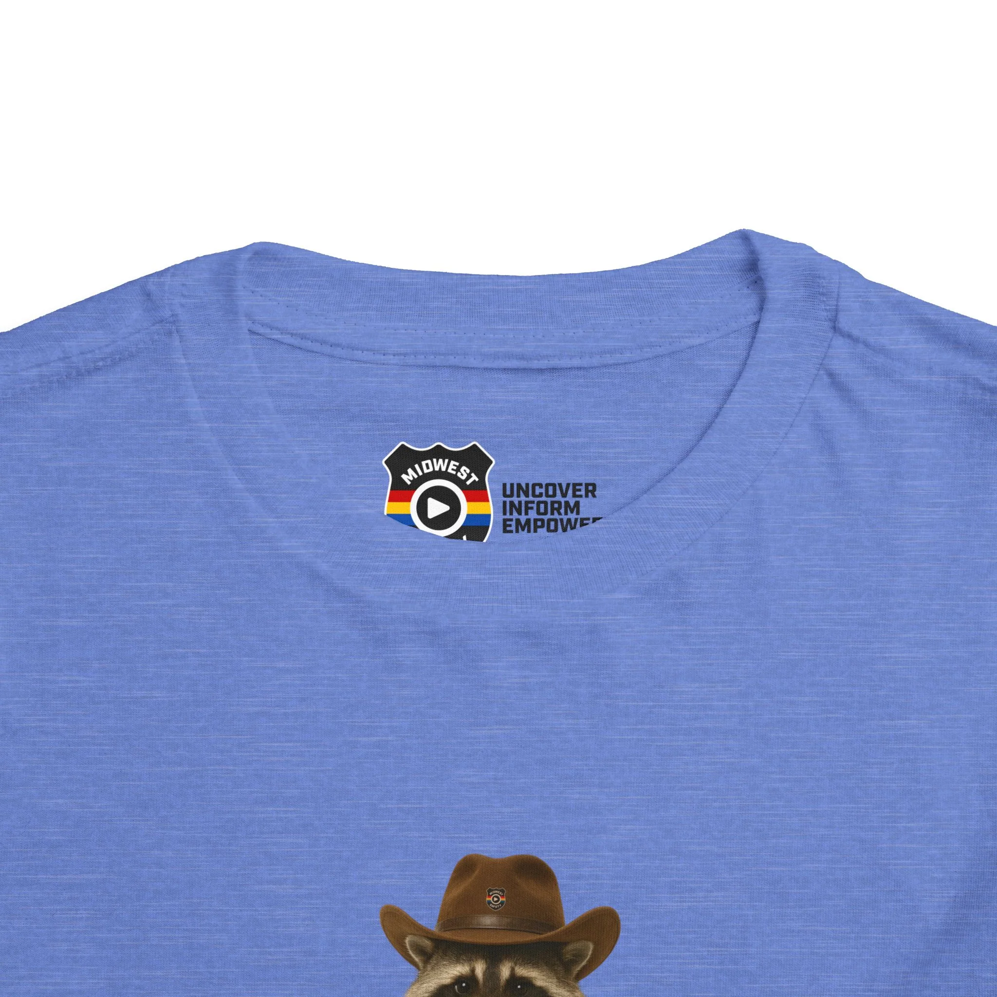 "Got Too Wild" Adorable Toddler T-Shirt with Cowboy Raccoon - "Got Too Wild" Design - Image 21
