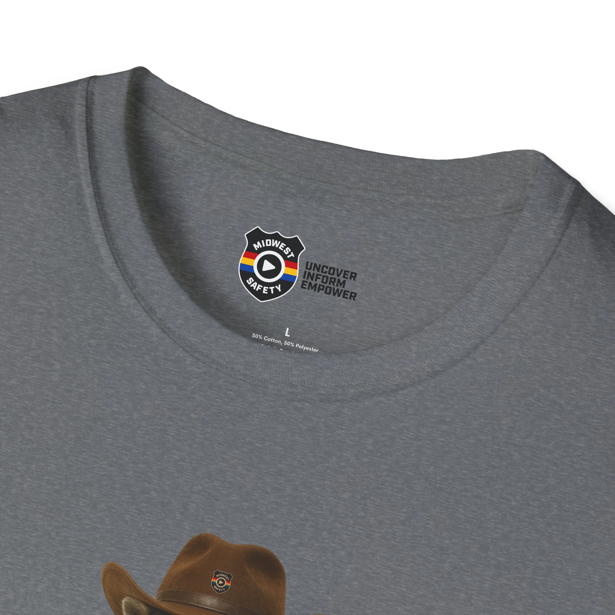 Got Too Wild Raccoon Cowboy Unisex Softstyle T-Shirt - Image 41