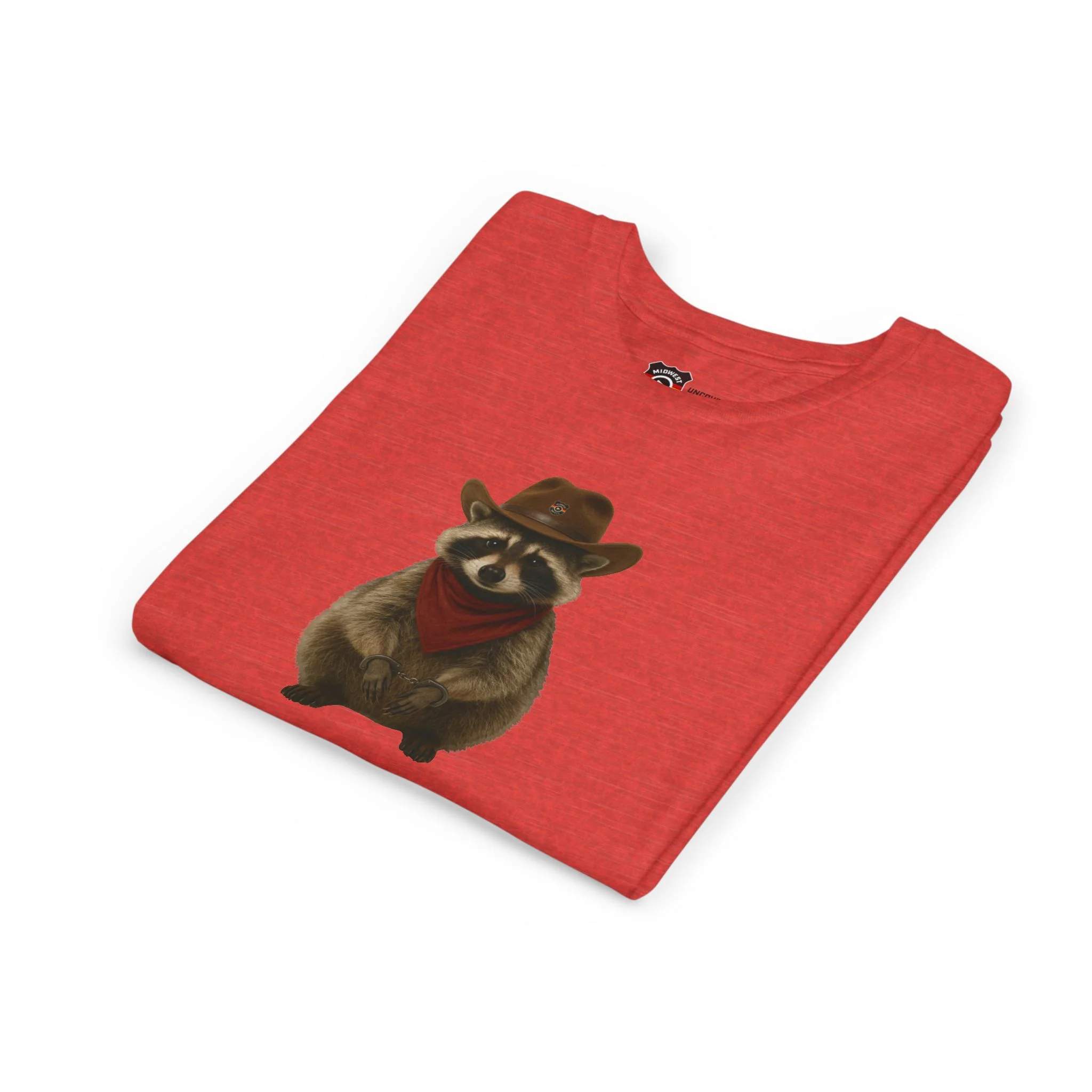 Youth Short Sleeve Tee 'Got Too Wild' Rebel the Raccoon - Image 55