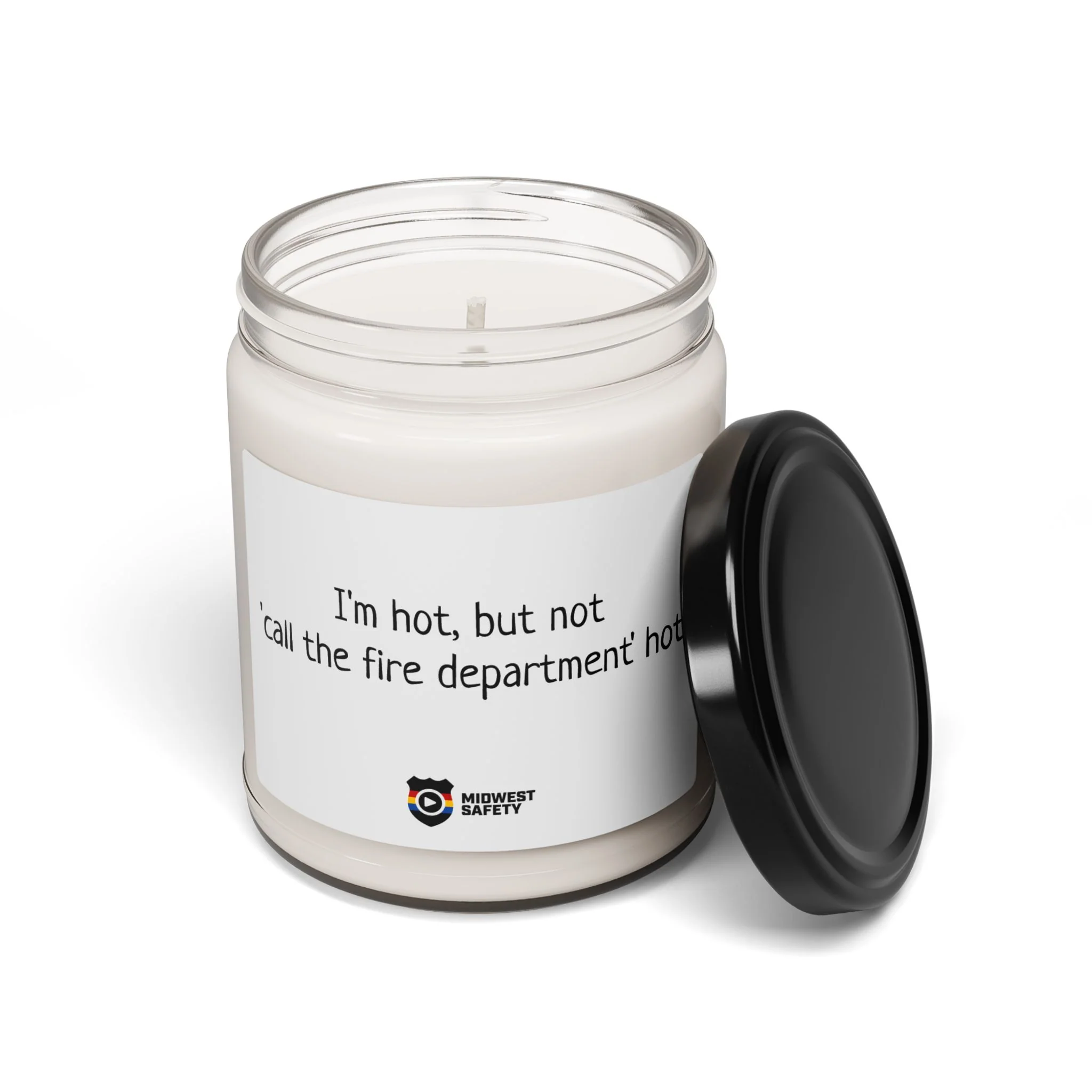 Humorous Soy Candle – "I'm Hot, But Not 'Call the Fire Department' Hot" – 9oz Scented Candle for Fun Gift Giving - Image 18