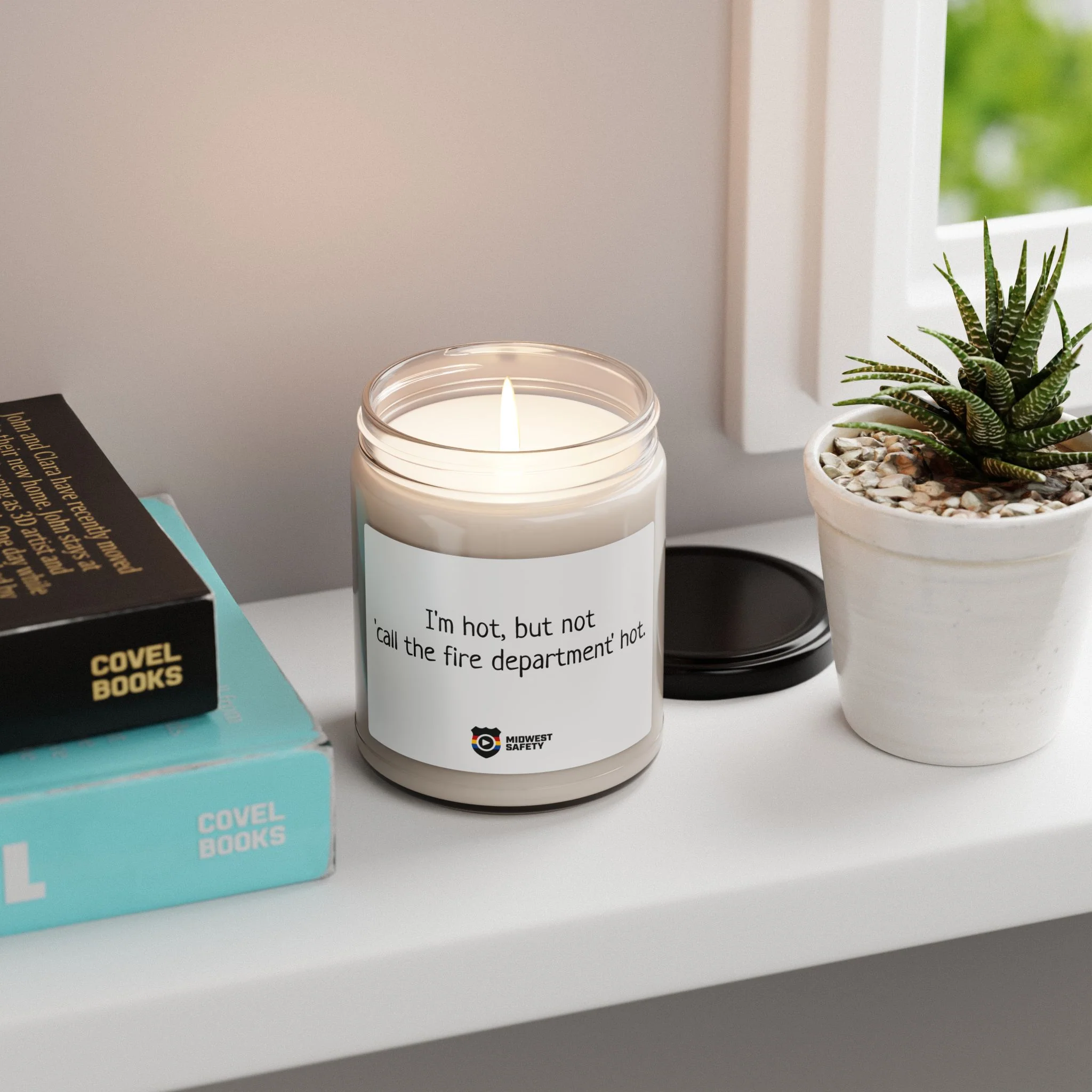 Humorous Soy Candle – "I'm Hot, But Not 'Call the Fire Department' Hot" – 9oz Scented Candle for Fun Gift Giving - Image 20