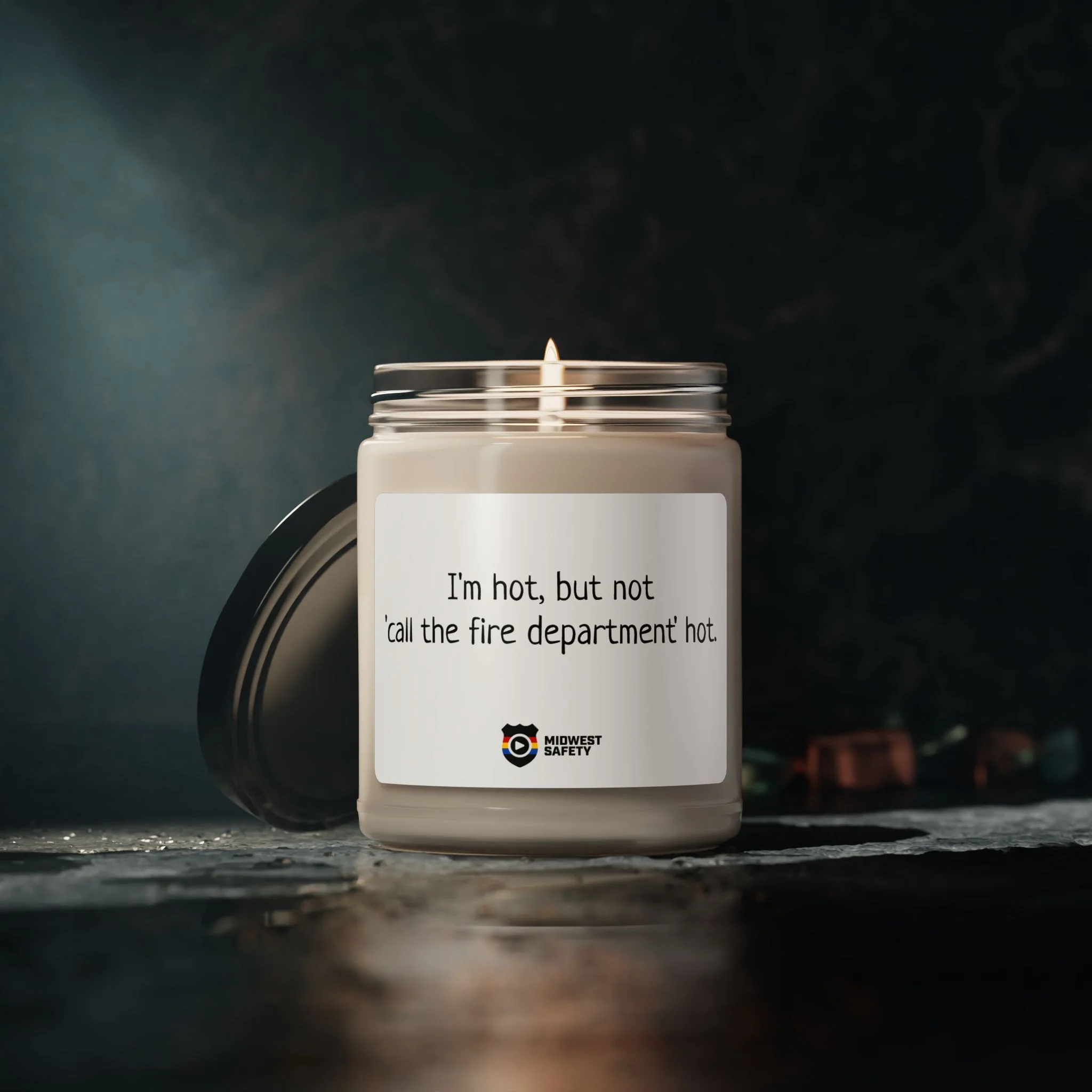 Humorous Soy Candle – "I'm Hot, But Not 'Call the Fire Department' Hot" – 9oz Scented Candle for Fun Gift Giving - Image 21