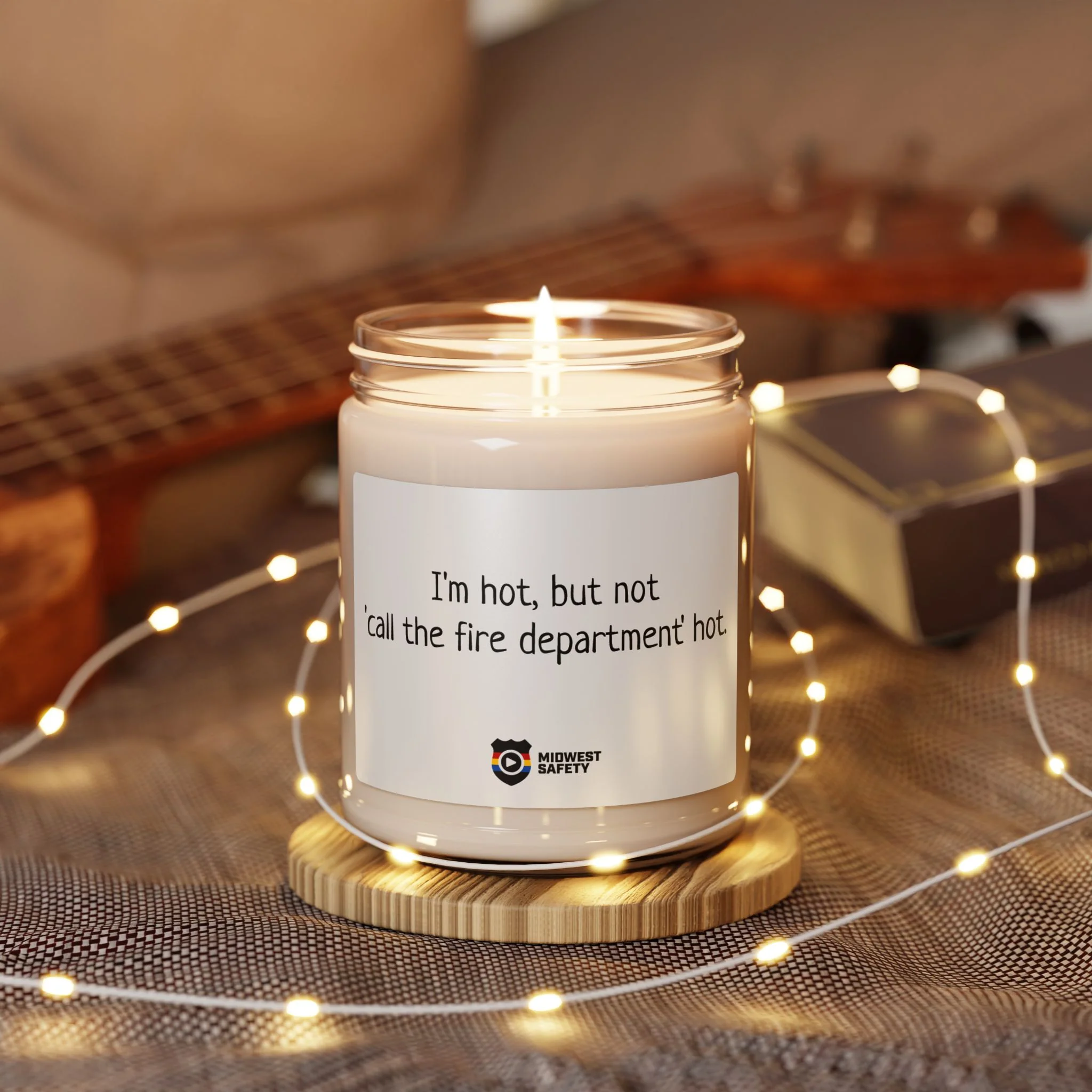 Humorous Soy Candle – "I'm Hot, But Not 'Call the Fire Department' Hot" – 9oz Scented Candle for Fun Gift Giving - Image 42