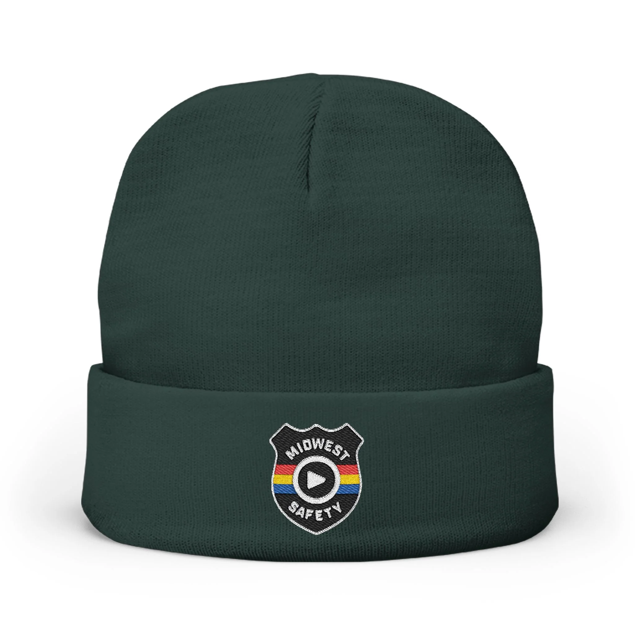 Knit Beanie - Badge Logo (Embroidery) - Image 6