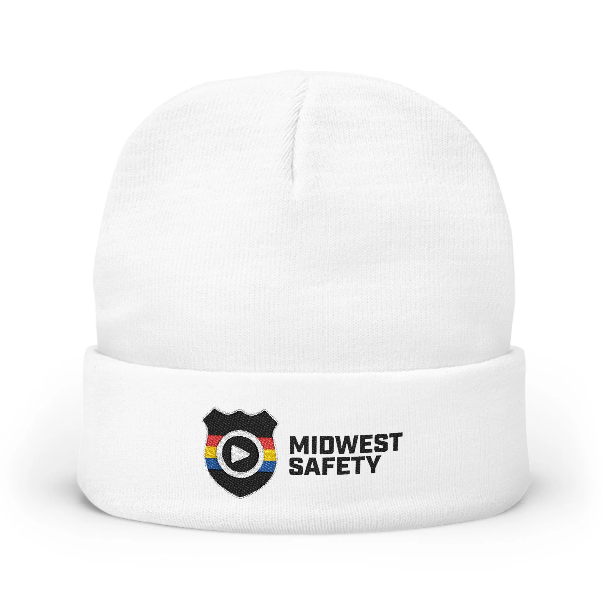 Knit Beanie (Embroidery) Horizontal Midwest Safety Logo - Image 4