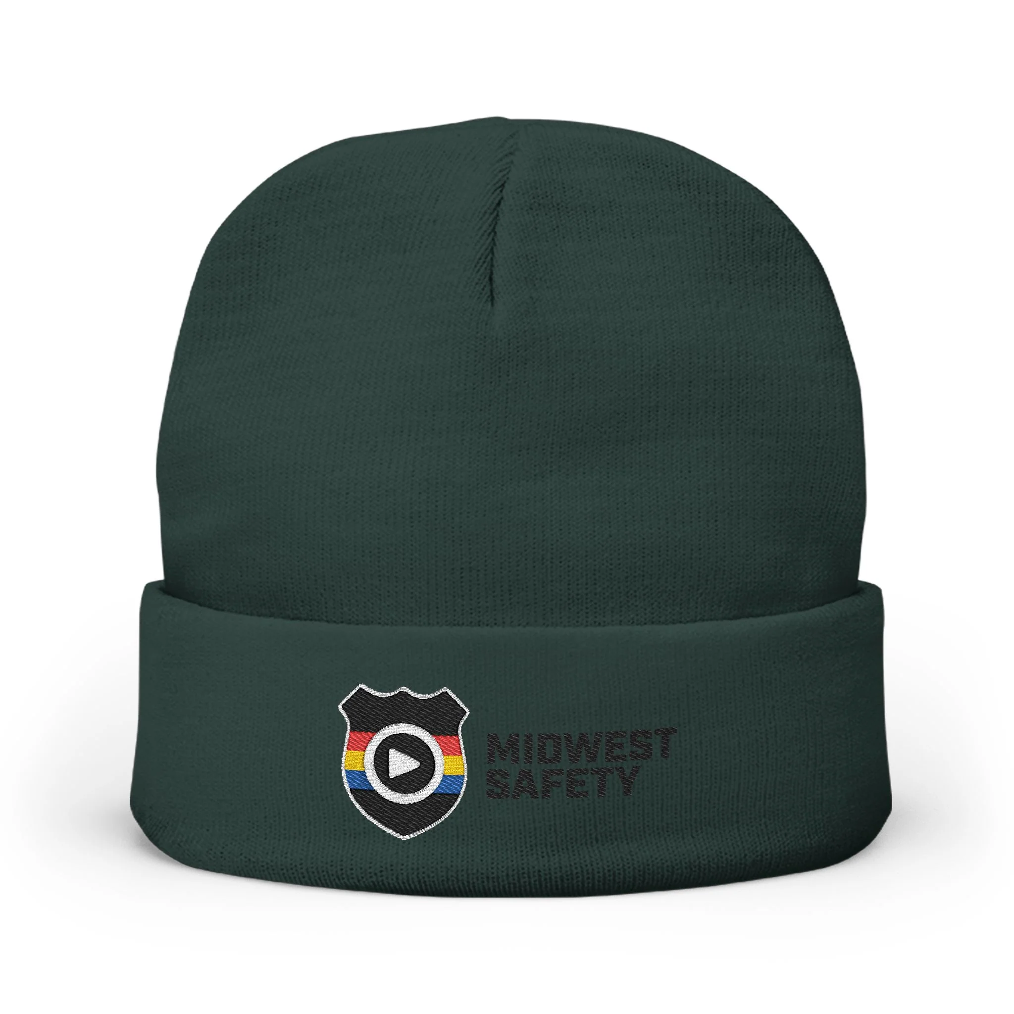Knit Beanie (Embroidery) Horizontal Midwest Safety Logo - Image 5