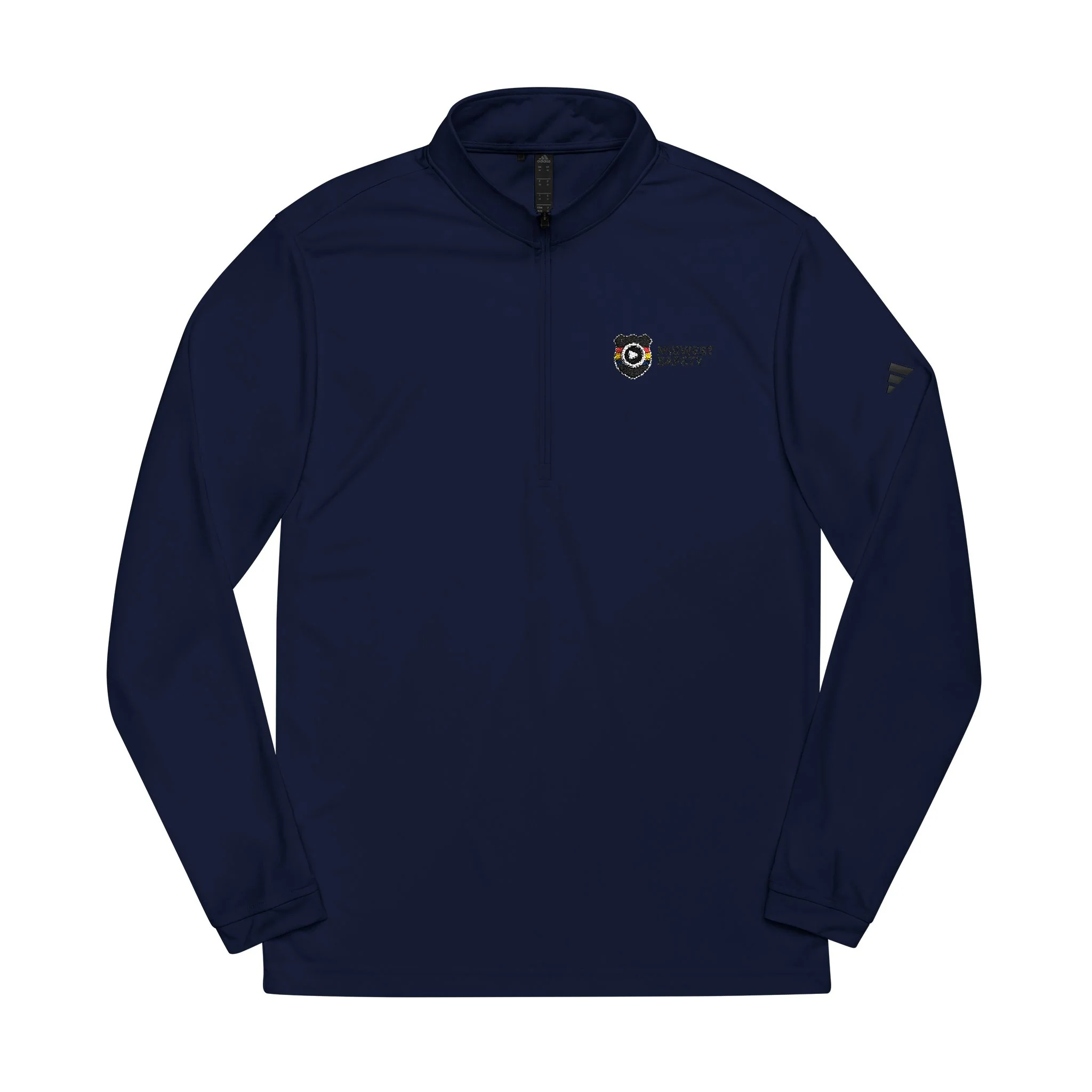 Men's Adidas® Quarter-Zip Pullover - Lightweight Performance Wear for Active Lifestyle - Image 3