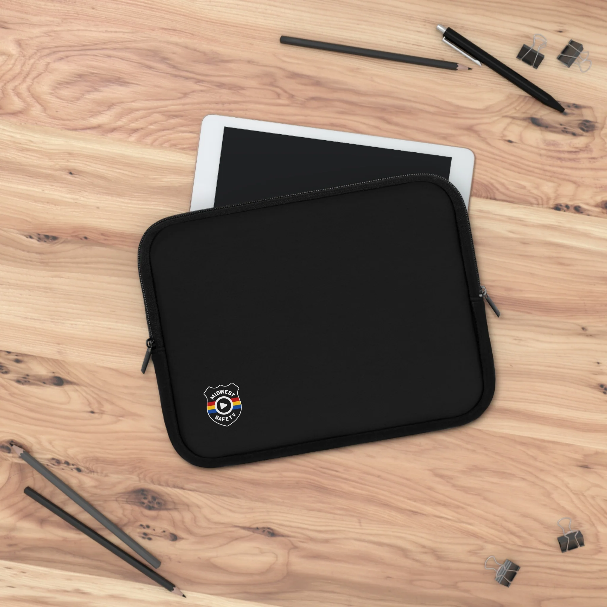 Midnight Safety Laptop Sleeve - Stylish Protection for Your Device - Image 12