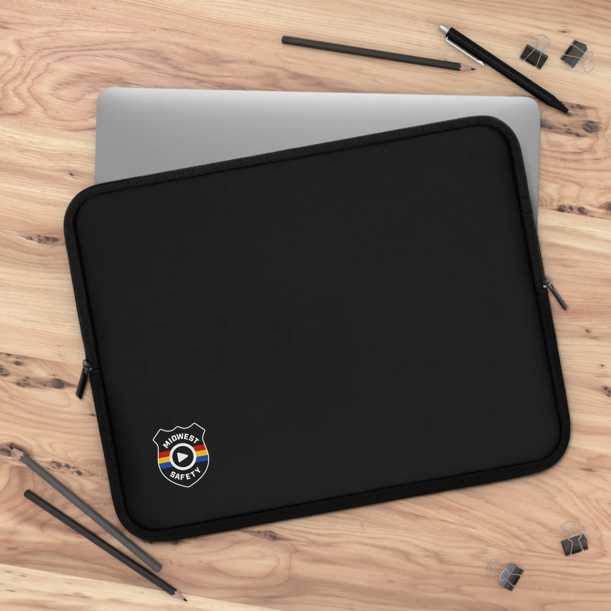 Midnight Safety Laptop Sleeve - Stylish Protection for Your Device - Image 4